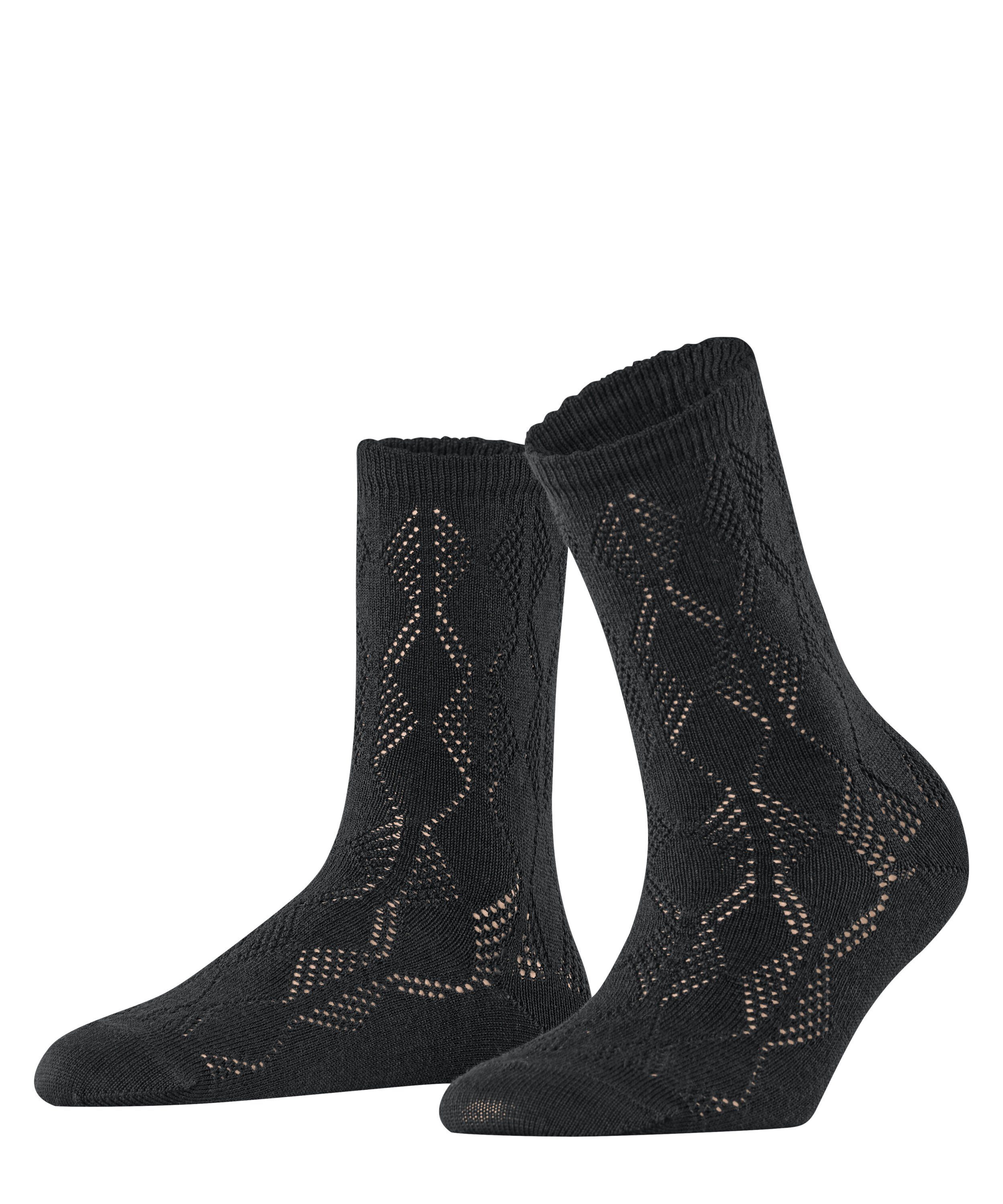 FALKE Socken Argyle Vibe (1-Paar) black (3000)