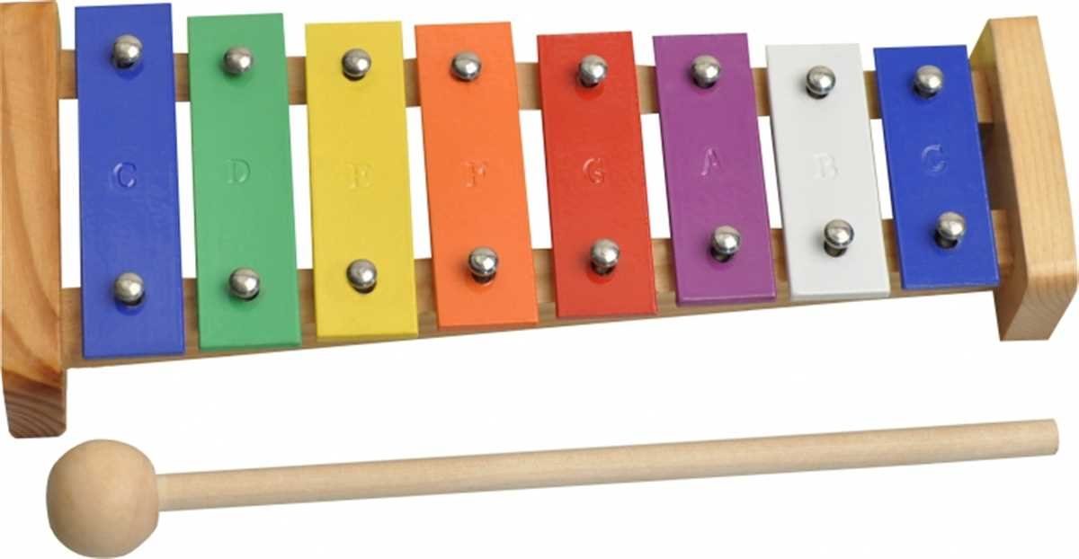 Steinbach Glockenspiel Glockenspiel 8 bunte Klangplatten diatonisch