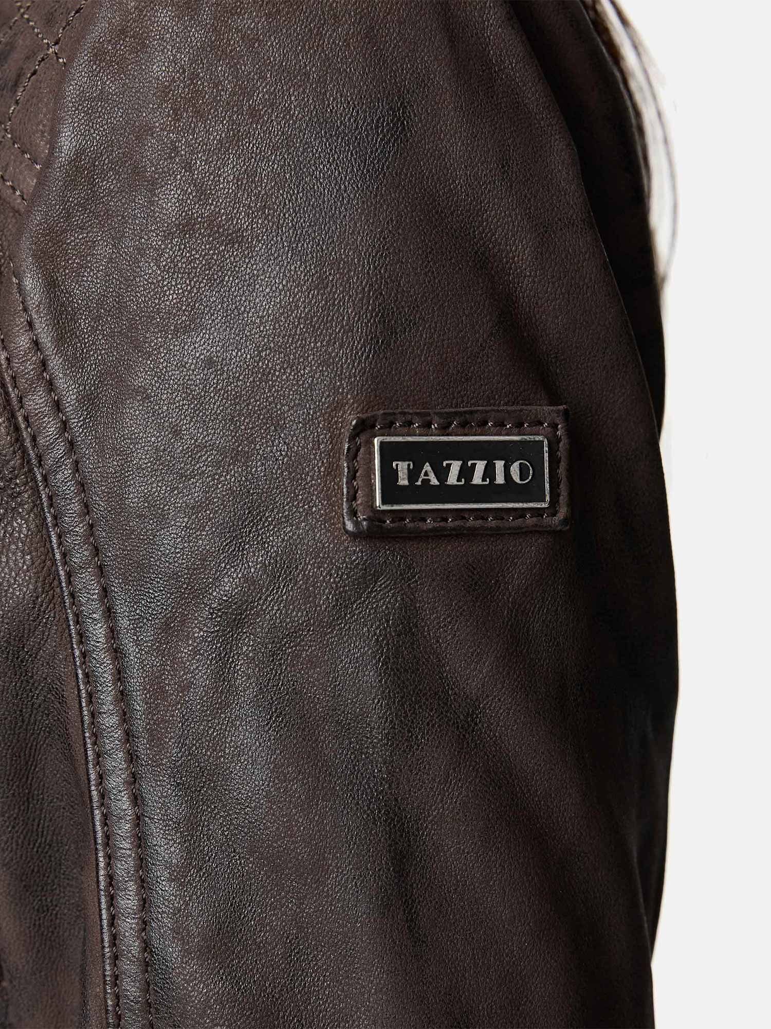Tazzio Lederjacke F522 moderne & zeitlose Damen Jacke im Biker Look – Bild 5 von 5