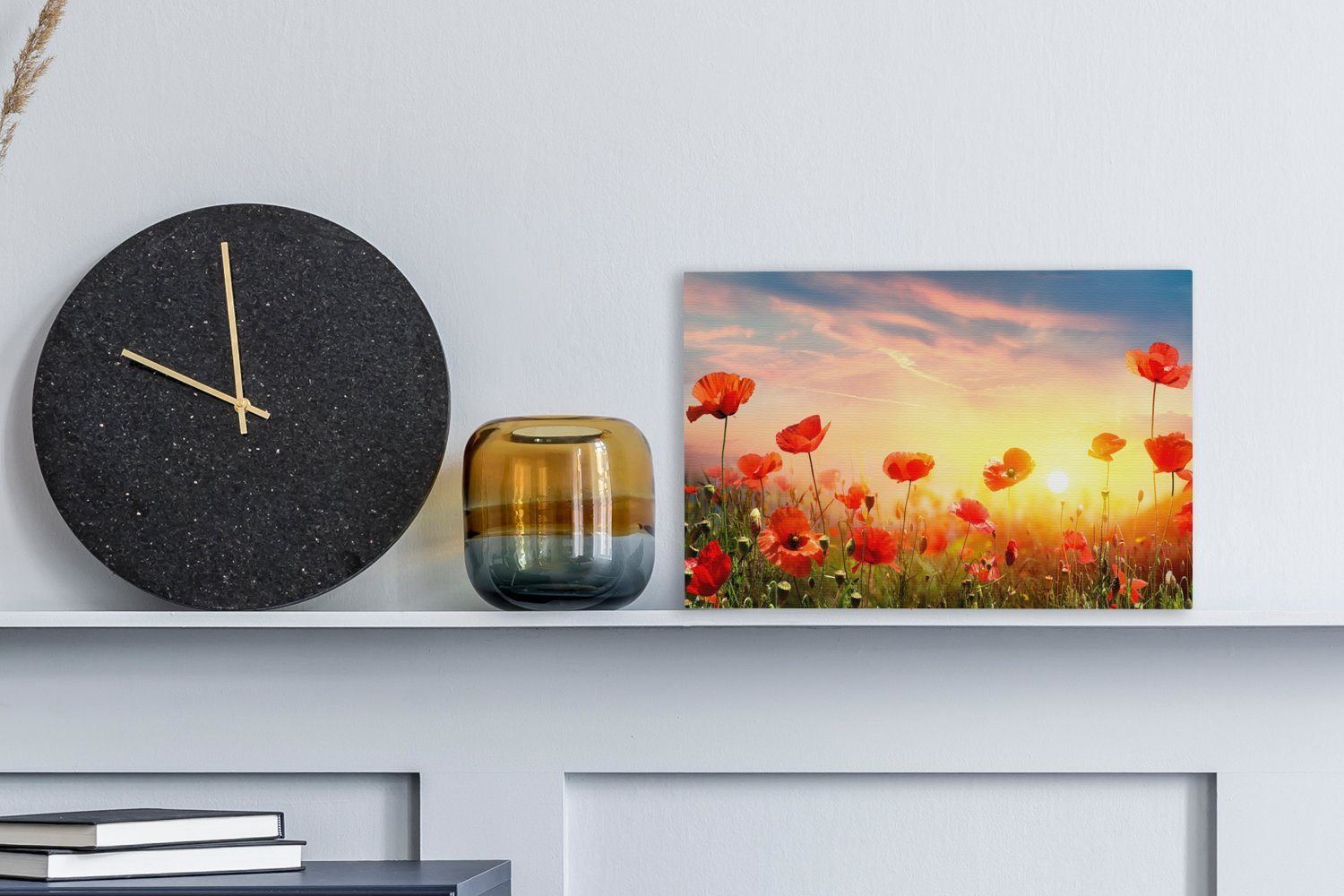 OneMillionCanvasses® Leinwandbild Mohnblumen - Frühling - günstig online kaufen