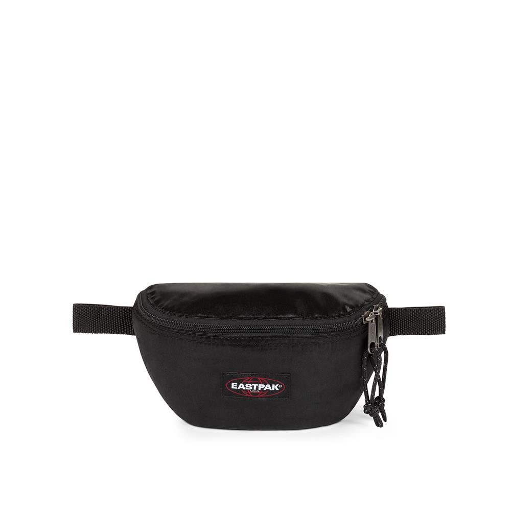 Eastpak Umhängetasche SPRINGER, Kleine Gürteltasche, Satinfied Black (schwarz), 2L, Bauchtasche