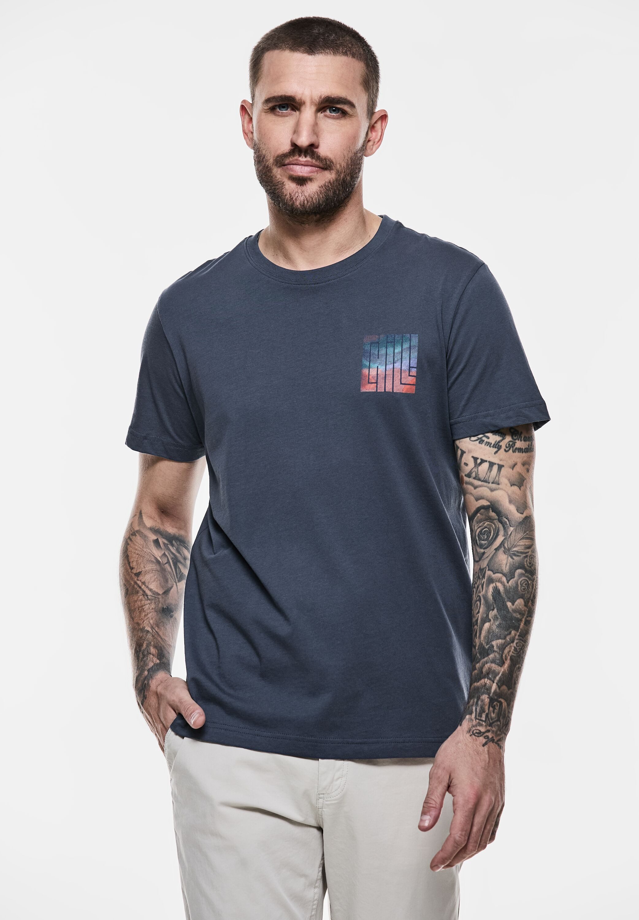 STREET ONE MEN T-Shirt aus reiner günstig online kaufen