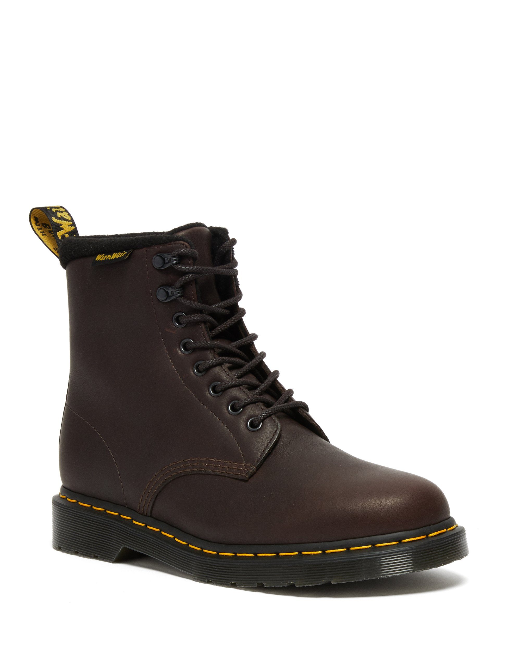 dunkelbraun MARTENS DR. WP Warmwair (2-tlg) 1460 Valor Ankleboots Pascal