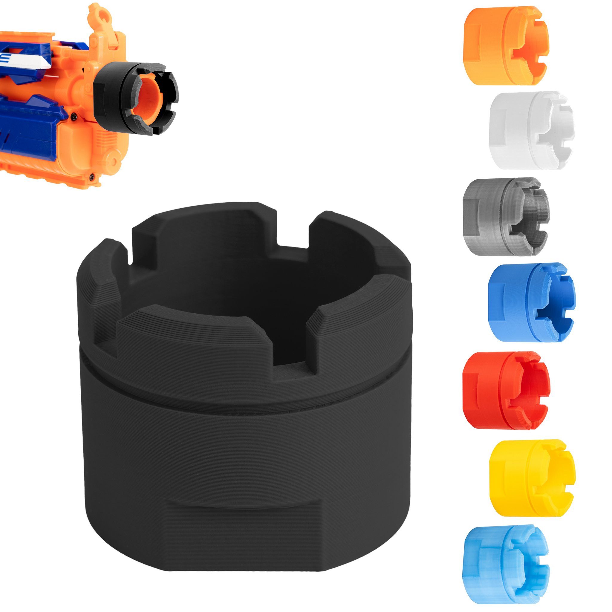 Blasterparts Blaster Kompaktes CQB-Design mit Anti-Wobble Fit, Der kompakte Blasterparts 'Stronghold Short' bietet ein massives Breac