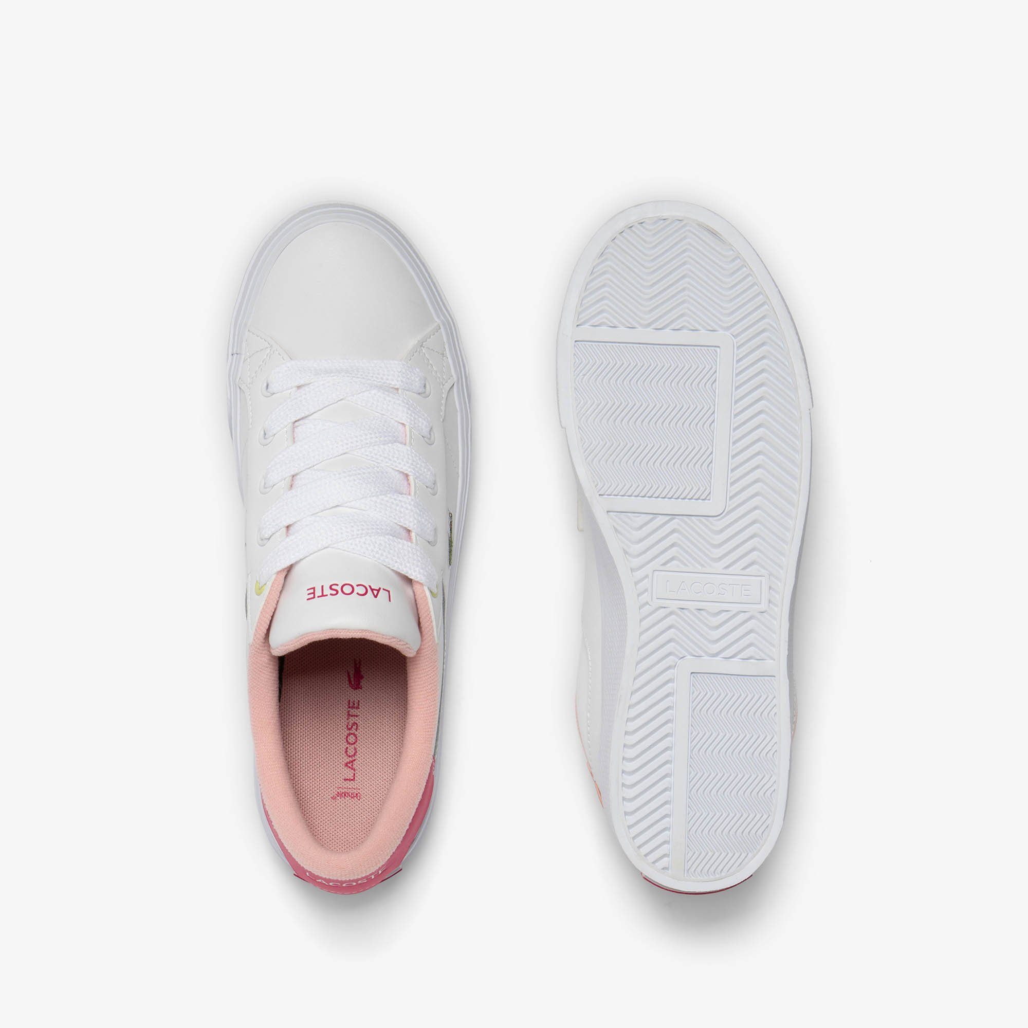 weiß-pink Sneaker Lacoste 2 ZIANE 223 CFA PLATFORM