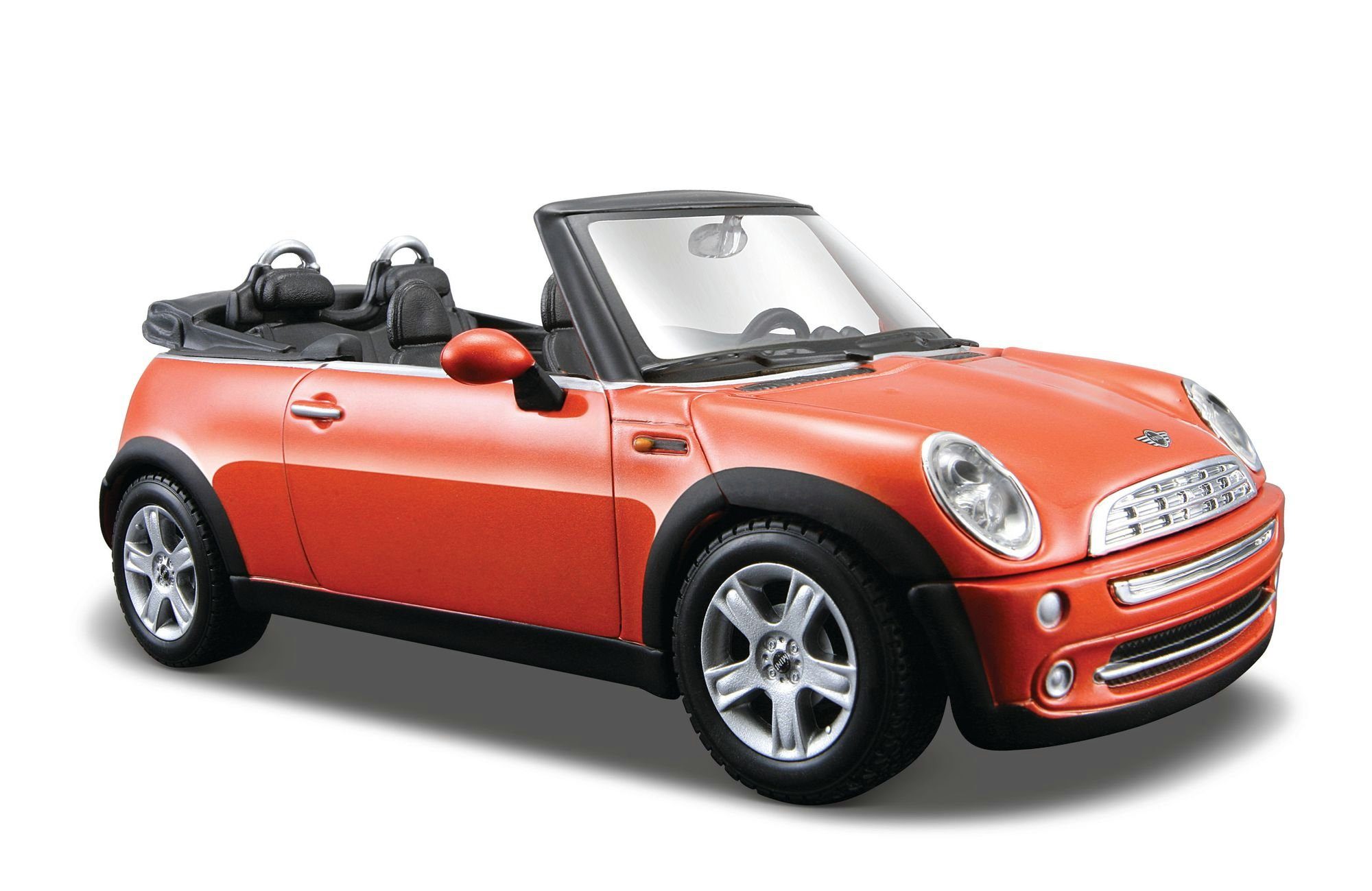 Maisto® Modellauto Mini Cooper Cabrio, Maßstab 1:24, originalgetreue Innenausstattung