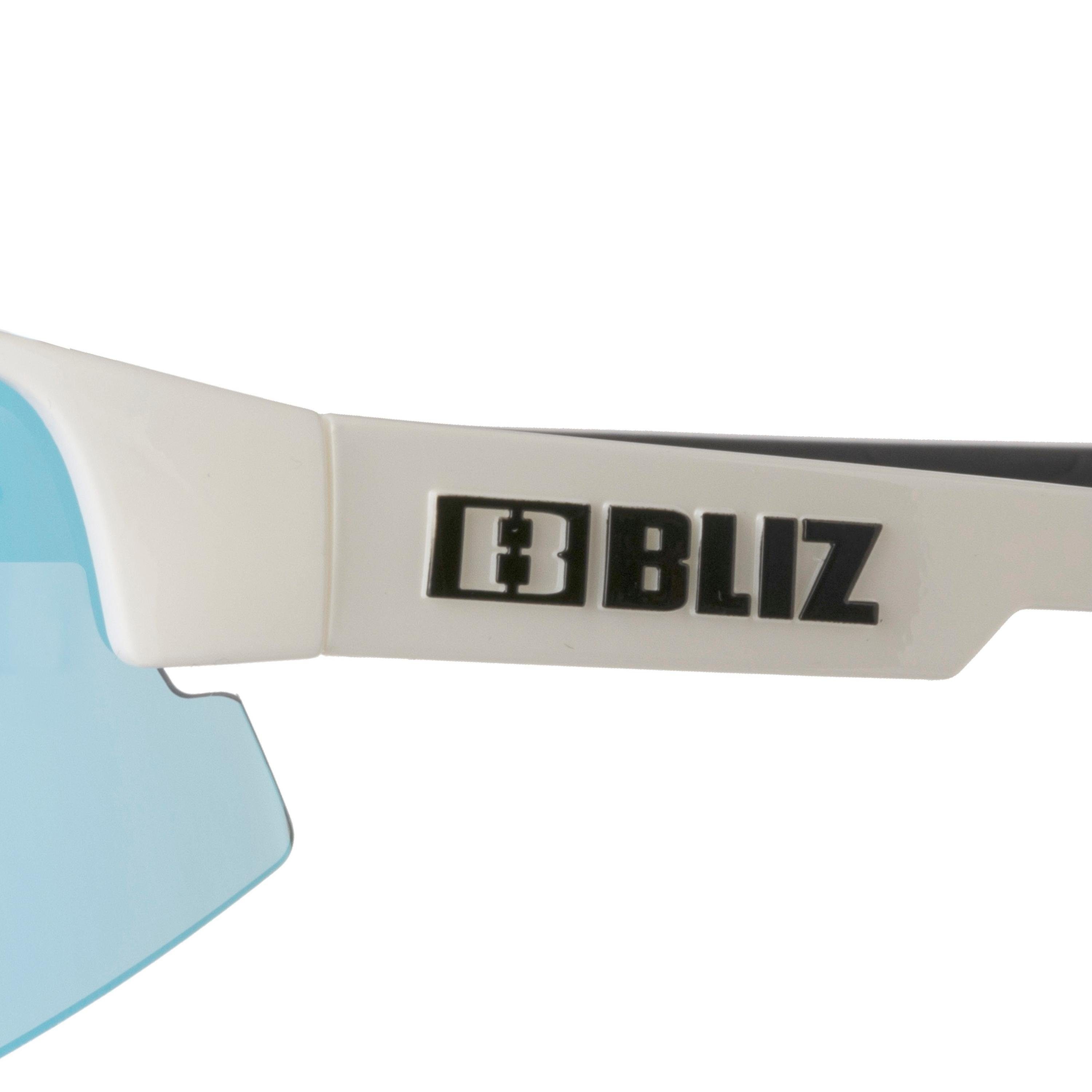shiny with Bliz blue Sportbrille Matrix white-smoke multi