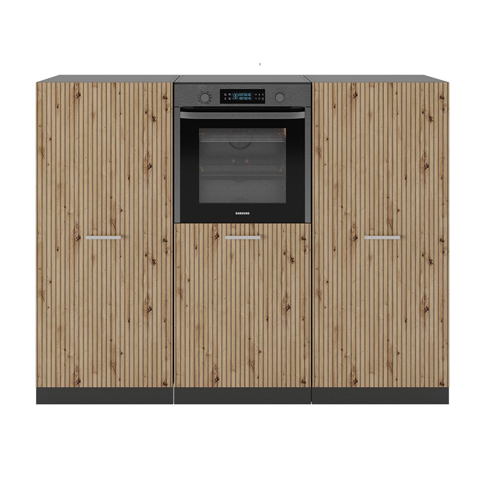 Vicco Küchenzeile R-Line, Artisan Eiche/Anthrazit, 180 günstig online kaufen