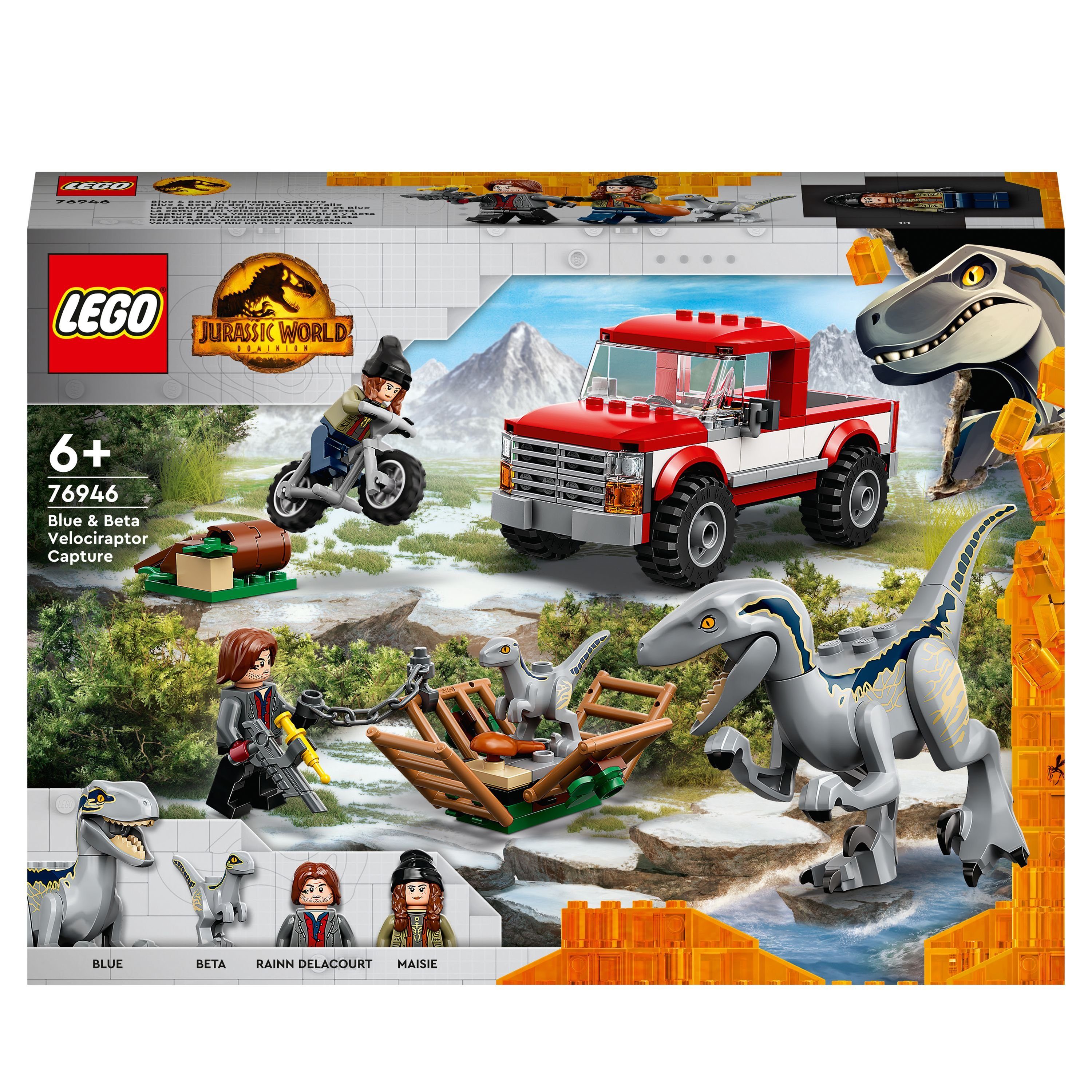 LEGO® LEGO Blue & Beta in der Velociraptor-Falle Konstruktionsspielsteine
