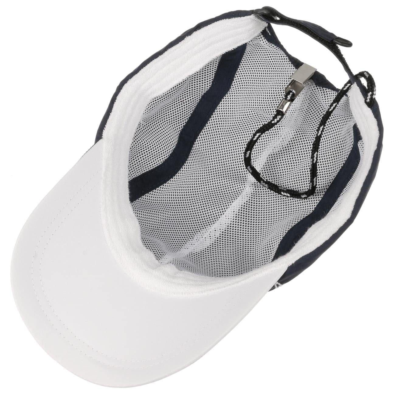 dunkelblau Baseball Cap Schirm Baseballcap (1-St) mit Lipodo