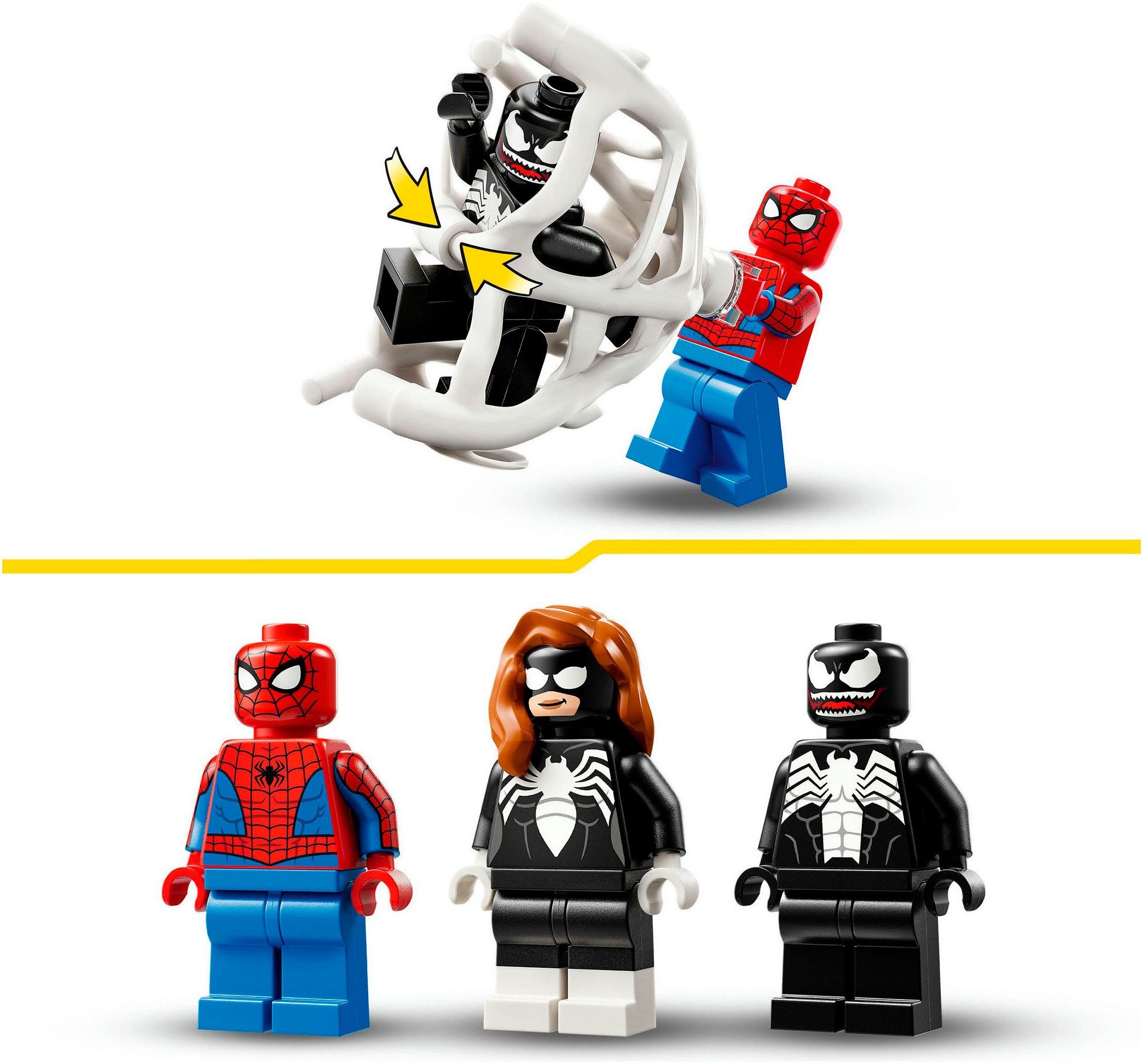 LEGO® Spider-Man vs. Venom Muscle-Car (76309), LEGO Super Heroes Konstruktionsspielsteine, (254 St), Made in Europe – Bild 5 von 5