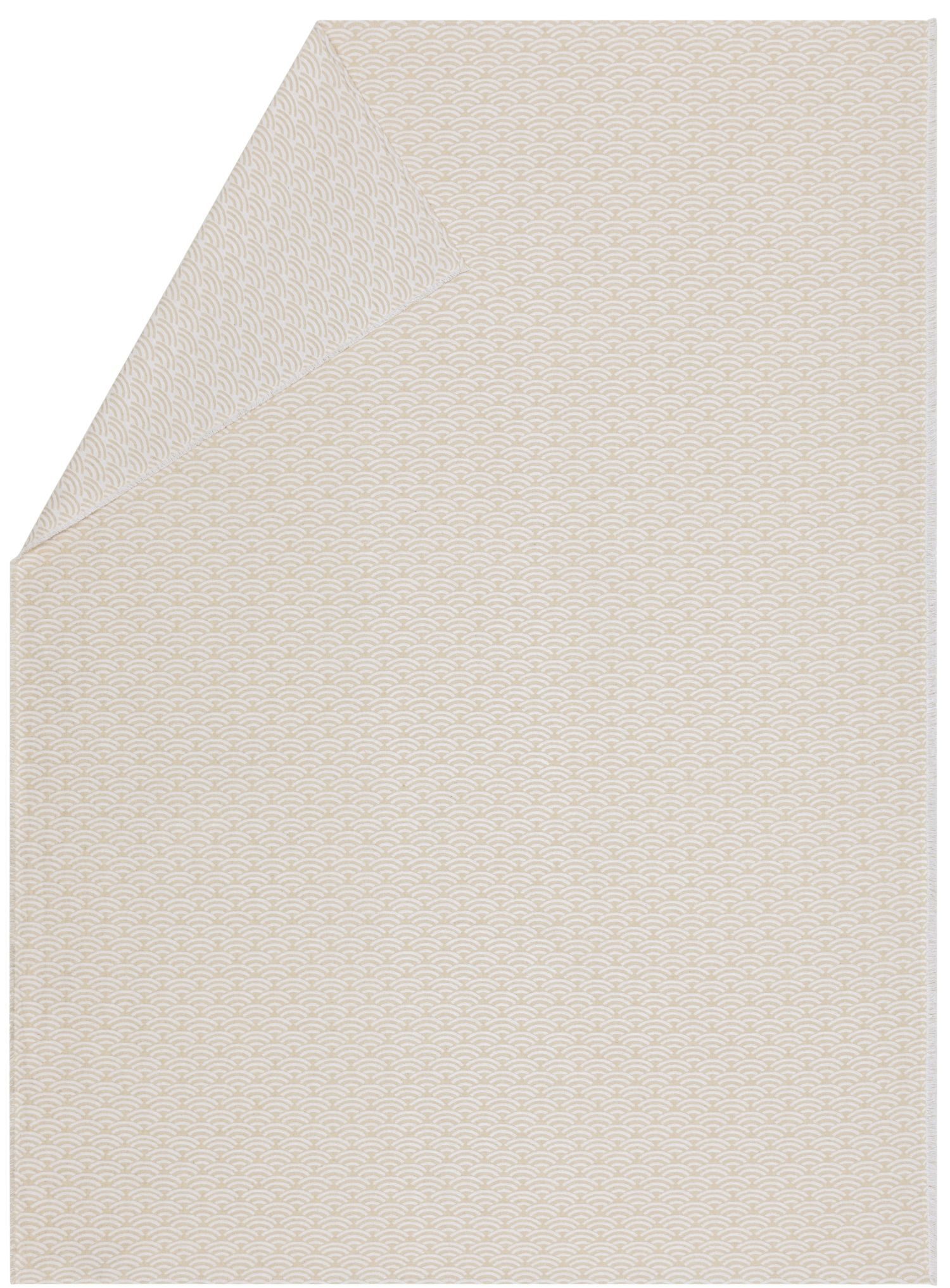 Wohndecke Lino 'Mini Waves' 135 x 200 cm, DAVID FUSSENEGGER