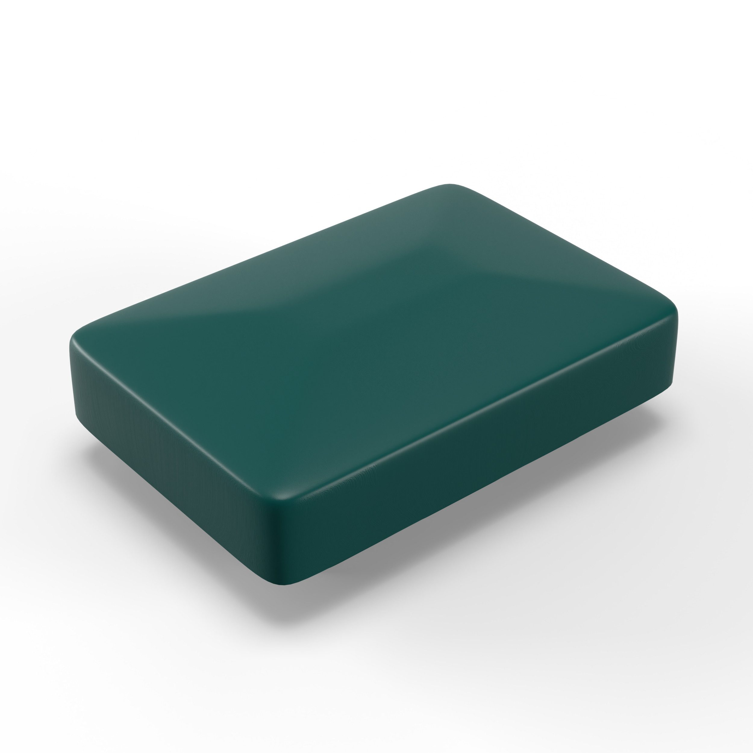 Qualinos Pfostenkappe Walmdach für Doppelstabmattenzaun Zaunpfosten 60x40 mm UV-stabilisiert (Vorteilspack, 10 St., Für 60x40mm Metallpfosten mit Flachdach), UV-Stabilisiert, Frostsicher, Made in Germany, Passgenau