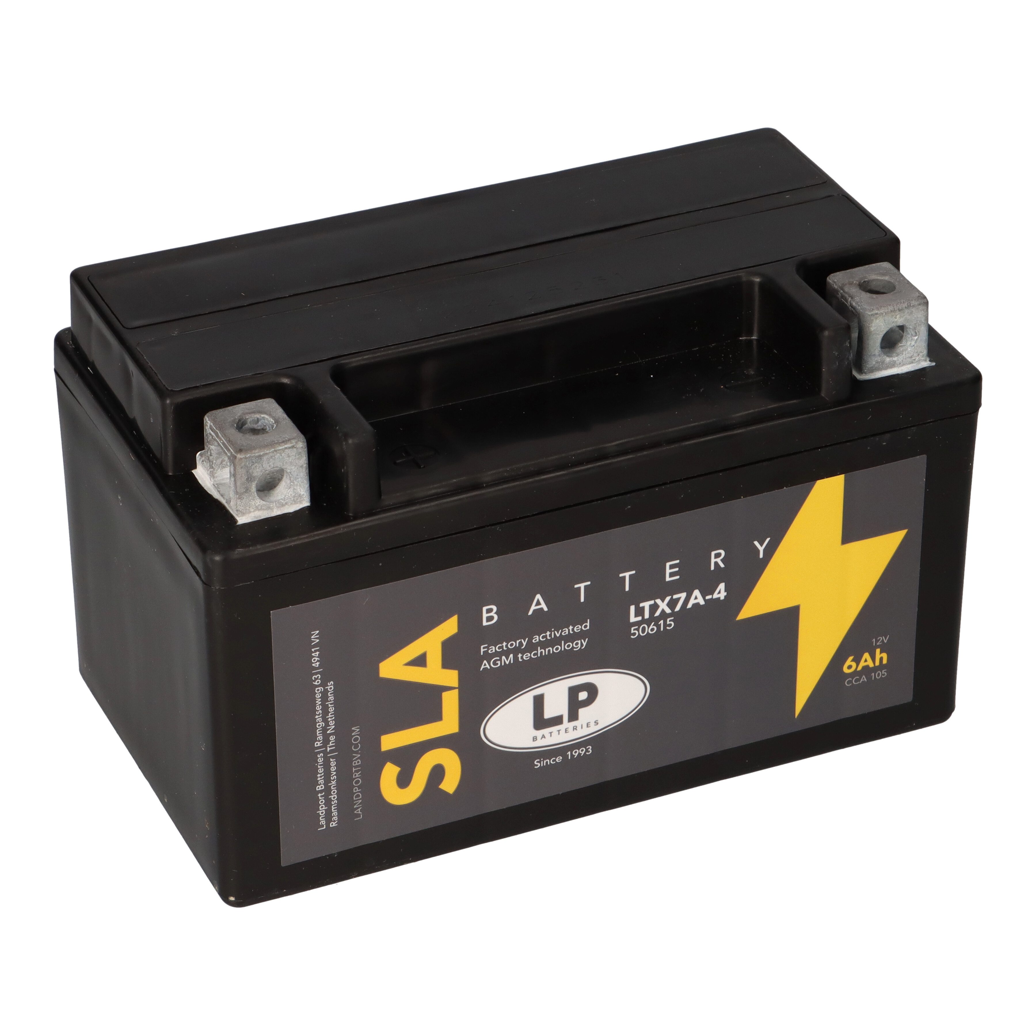 Batterie AGM SLA 12V 6Ah für Motorrad Startbatterie MS LTX7A-4 Bleiakkus