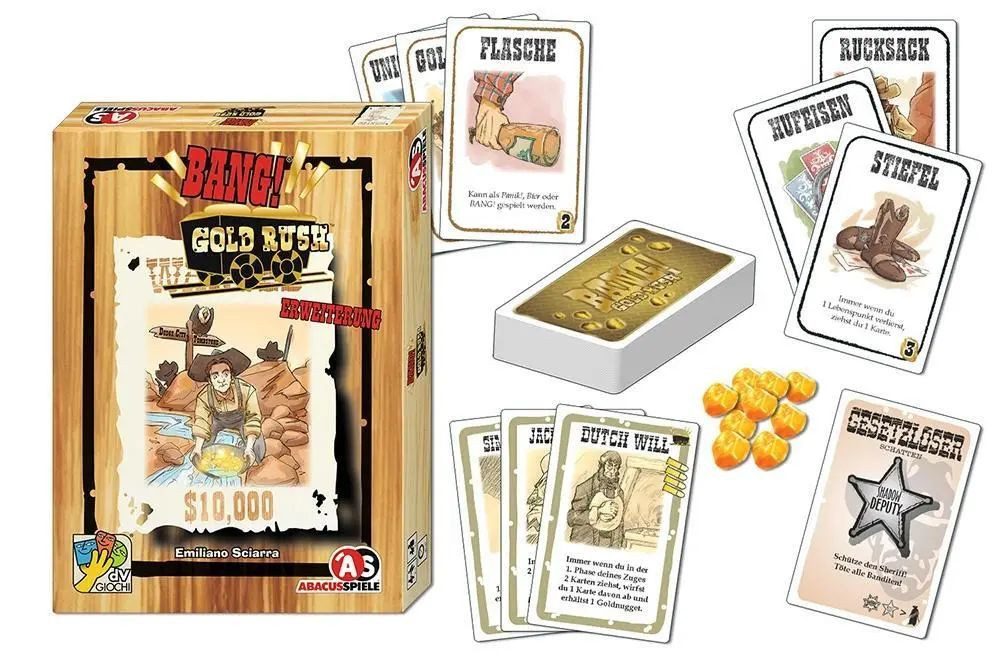 ABACUSSPIELE Spiel BANG! Gold Rush Erweiterung