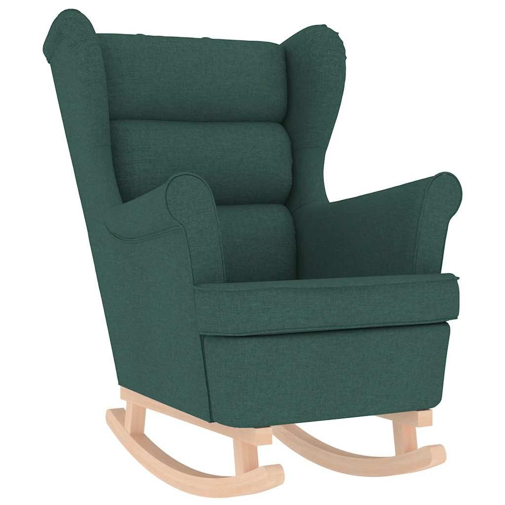 vidaXL Sessel Schaukelsessel Dunkelgrün 74x90x102 cm günstig online kaufen