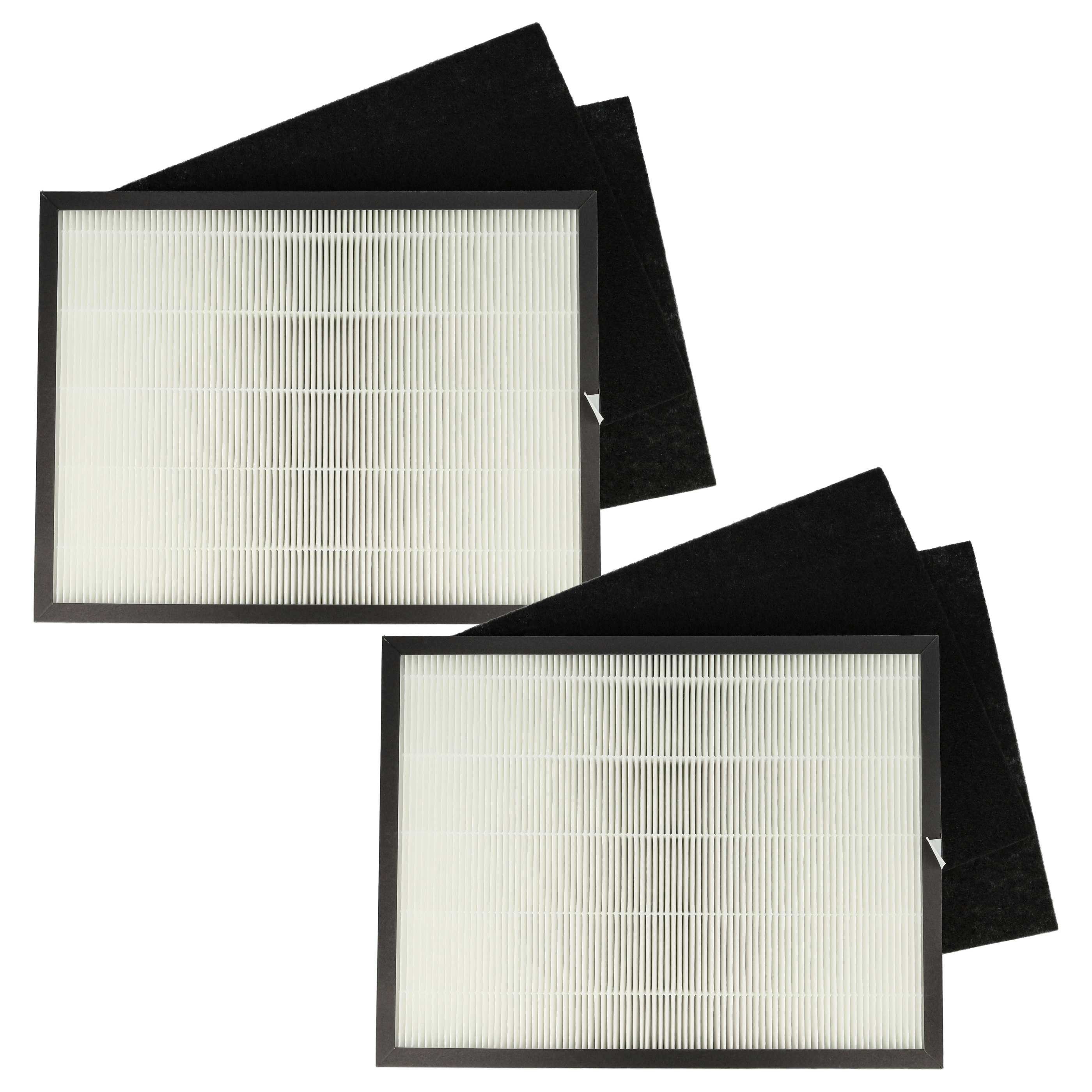 vhbw Filter-Set Ersatz für Rowenta XD6040F0, H10 für Luftreiniger, Zubehör für Rowenta Rowenta H10, XD6040F0