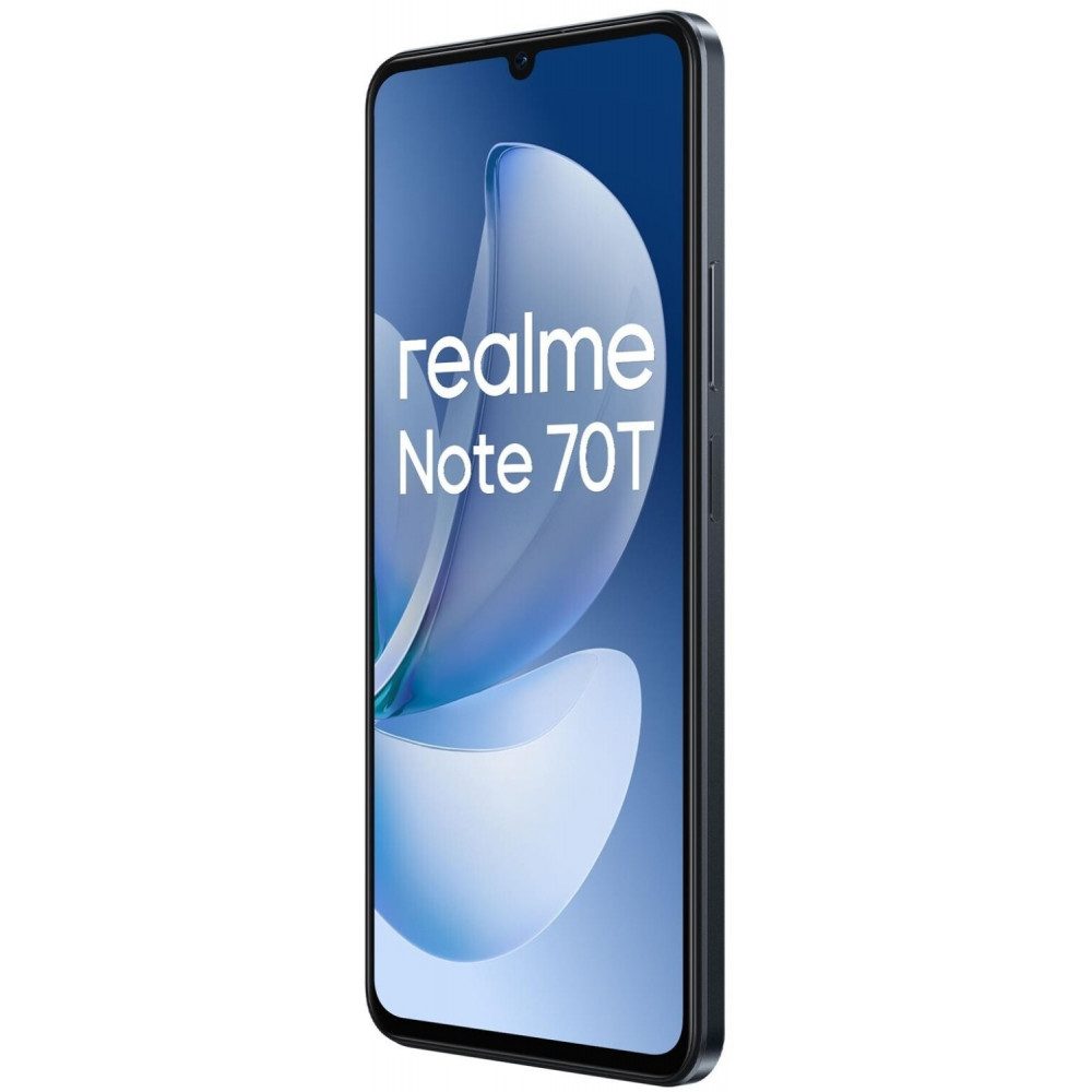 Realme Note 70T 128 GB / 4 GB - Smartphone - schwarz Smartphone (6,74 Zoll, 128 GB Speicherplatz)