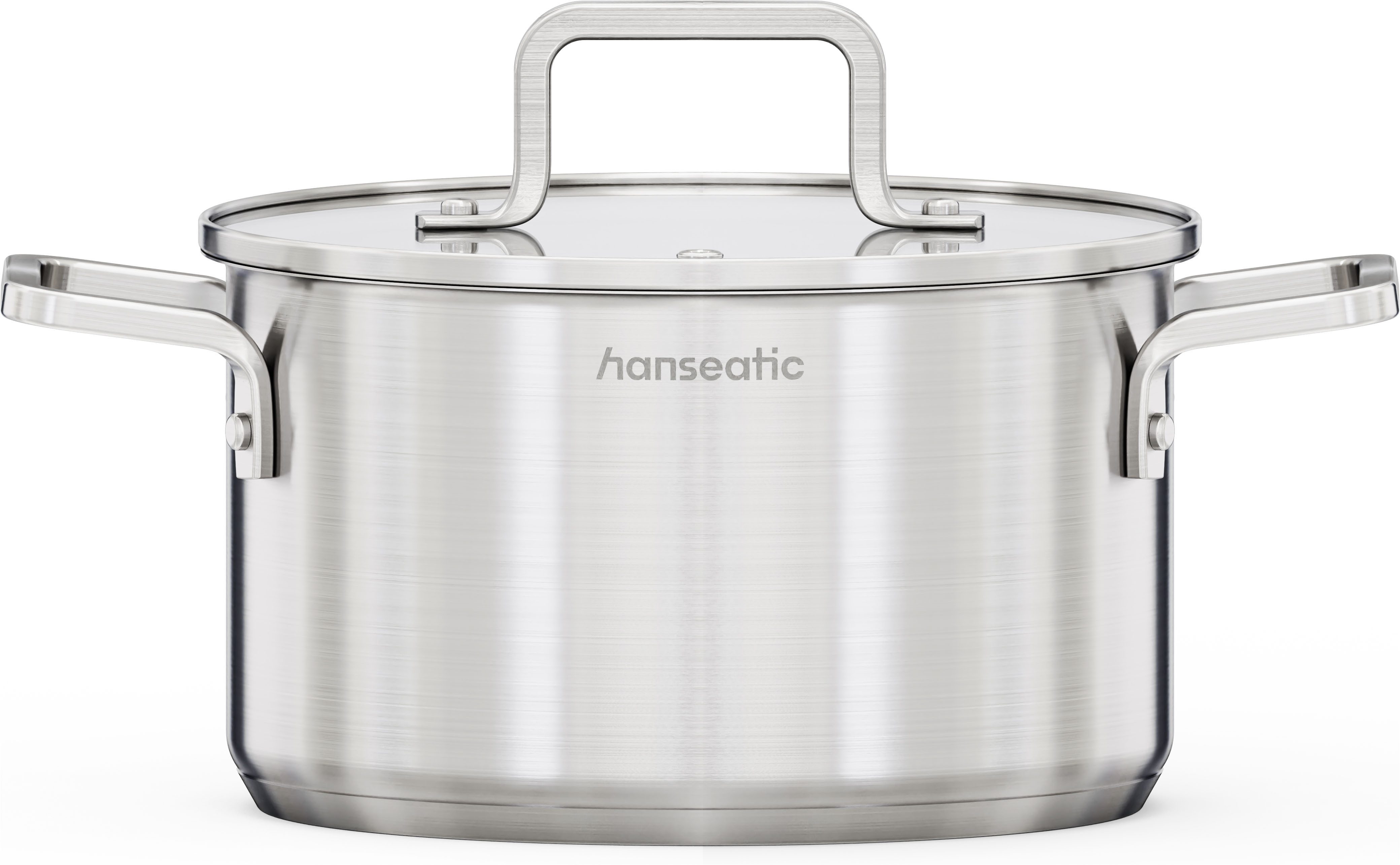 Hanseatic Kochtopf DAILY, mit Antihaftbeschichtung, Edelstahl 18/10 (1-tlg), für alle Herdarten, Induktion