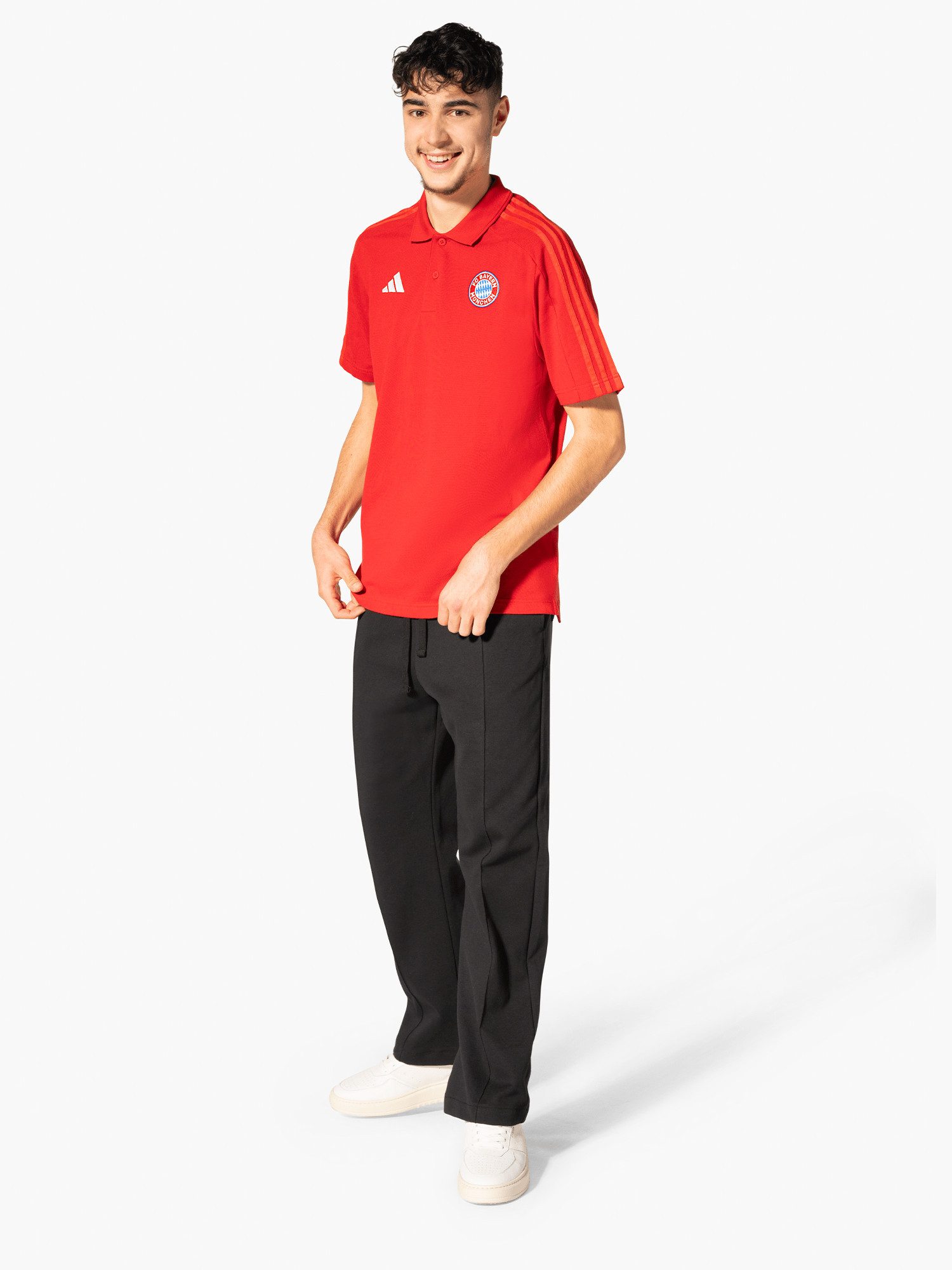 adidas Performance Poloshirt FC Bayern München, Polo DNA, Herren, Bordeaux