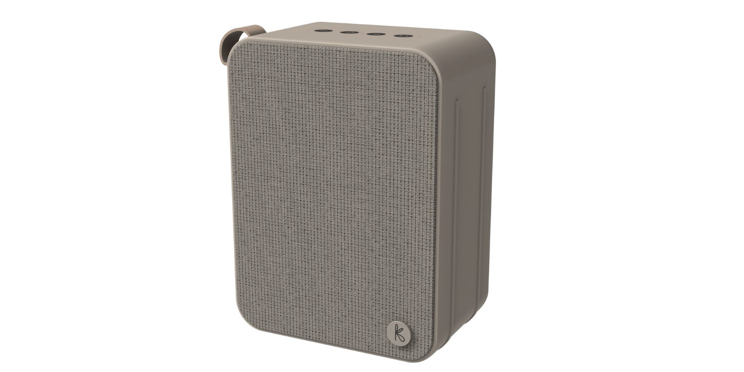 KREAFUNK Kreafunk aBOOM+ Bluetooth Lautsprecher Lautsprecher (Kreafunk aBOOM+ Bluetooth Lautsprecher) ivory sand