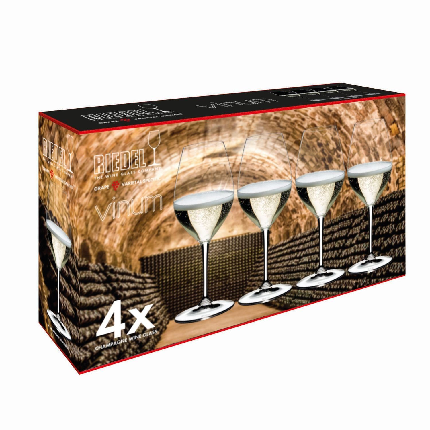 Weinglas Vinum Champagner 4er Set