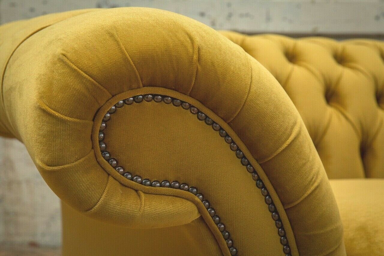 Chesterfield-Sofa, Design Chesterfield Couch JVmoebel Sofa Sitzer 185 cm 2