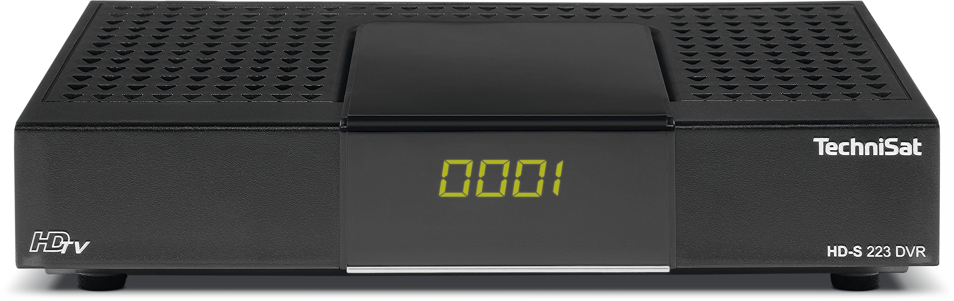 TechniSat HD-S 223 DVR SAT-Receiver (Kompaktes, kleines Gehäuse,  USB-Mediaplayer für Video, Musik und Bilder, Unterstützt Audio Codierformat  AAC, Digitaler Videorekorder auf USB-Datenträger)