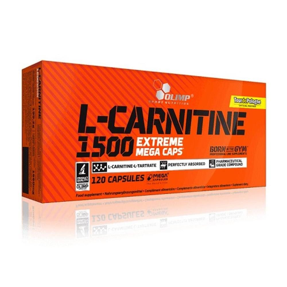 Olimp Sport Nutrition Olimp L-Carnitine 1500 Extreme Mega Caps - 120 Kapsel Kapseln, 120 St.