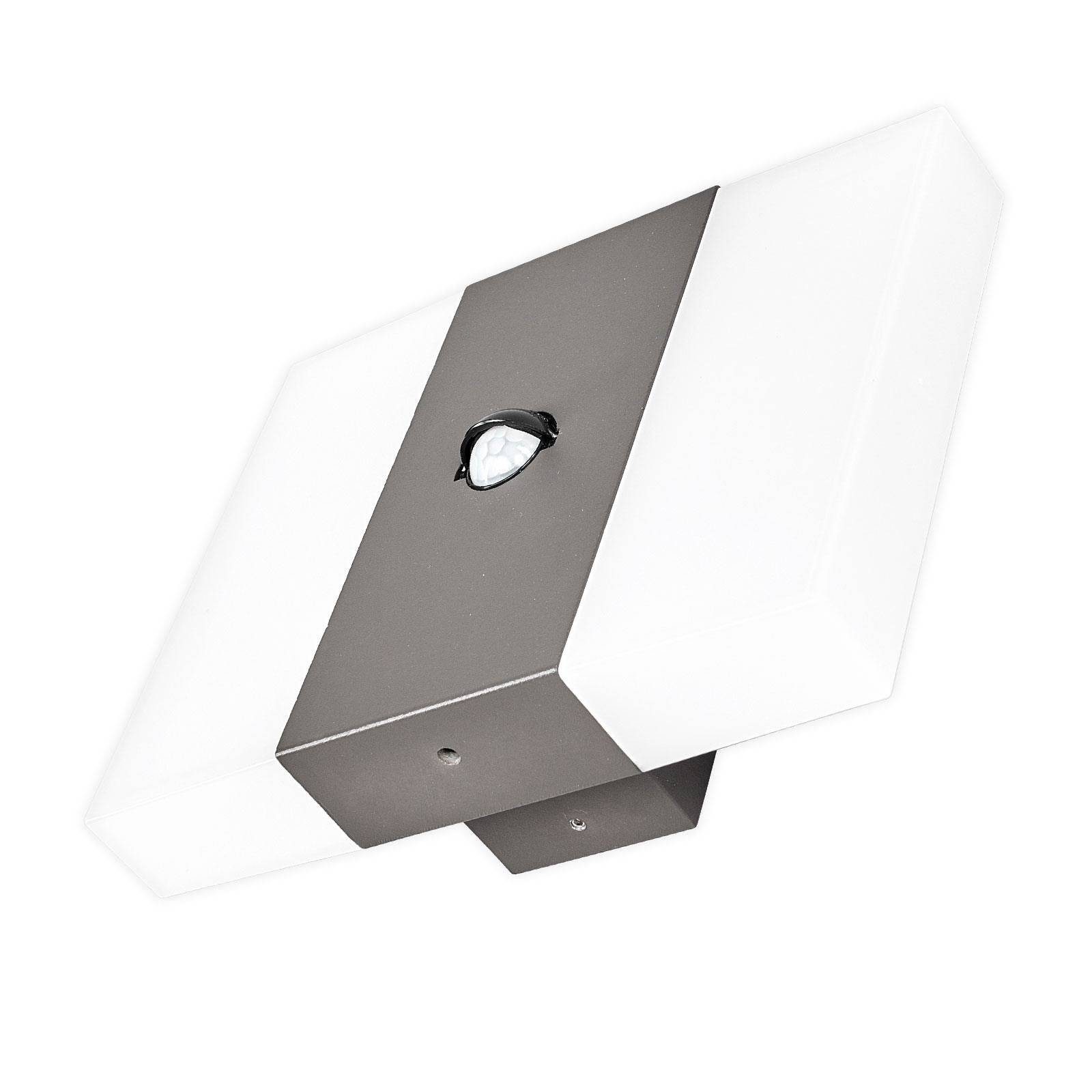 Lindby Außen-Wandleuchte Kumi, LED 9 W gesamt