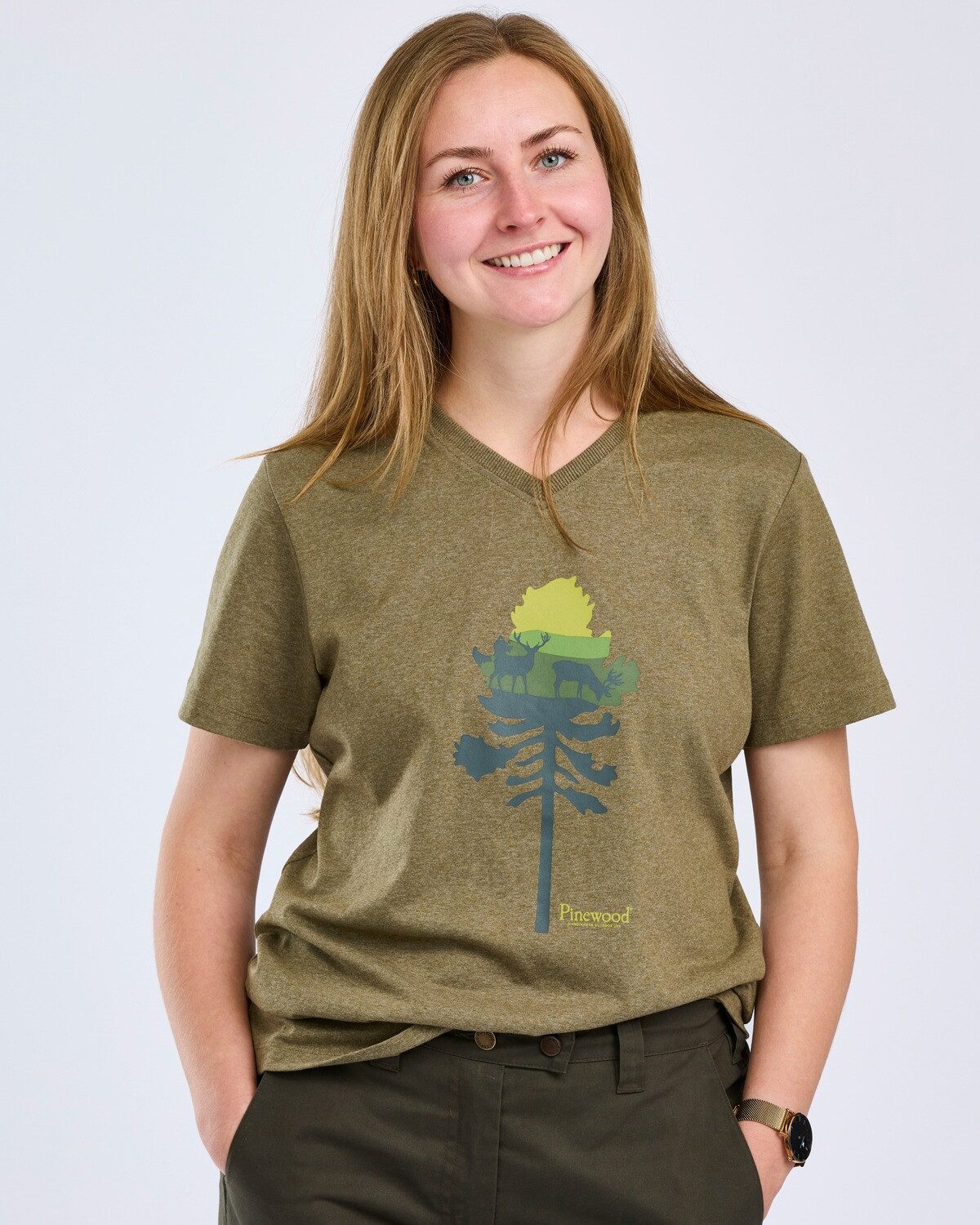 Pinewood T-Shirt Damen T-Shirt Finnveden