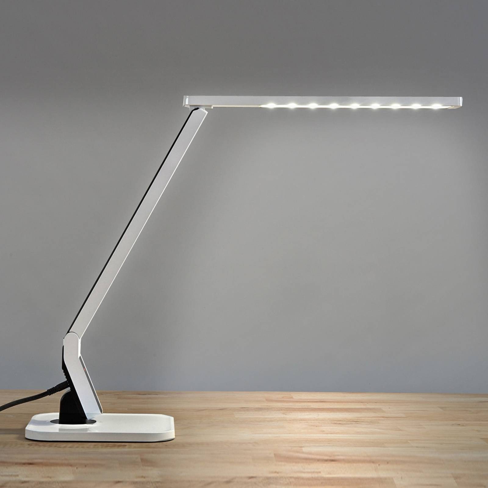 Lindby Schreibtischlampe Eleni, LED, Kunststoff Weiß Farbwechsel warmweiß / tageslicht IP20, 1 x 8 W LED, Farbwechsel warmweiß / tageslicht – Bild 4 von 5