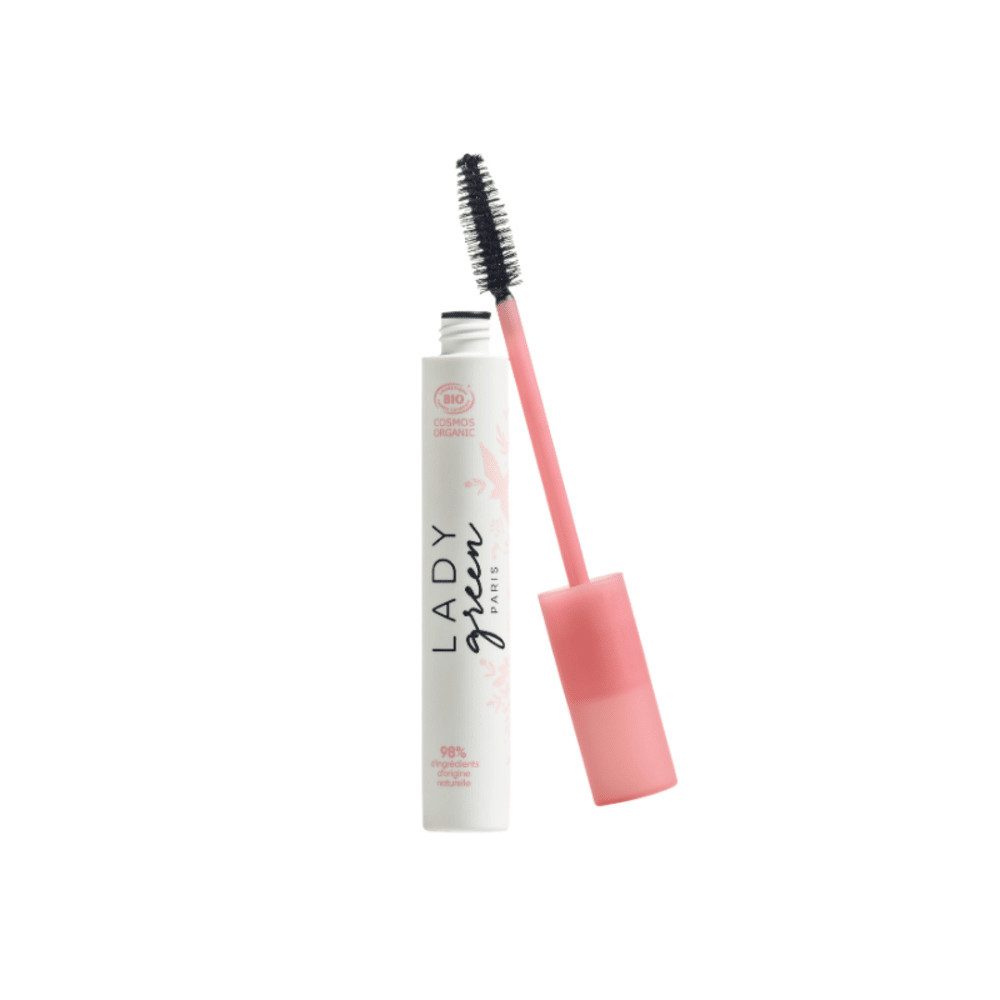 LADY GREEN PARIS Mascara Sublimateur ohne Parfum, Vegane Mascara mit Marulaöl und Orchideenextrakt – Volumen