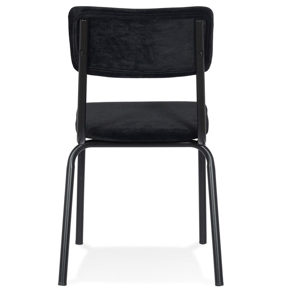 DIANA 59 (black) Stuhl Textile x KADIMA Esszimmerstuhl 83 49,5 DESIGN Schwarz x