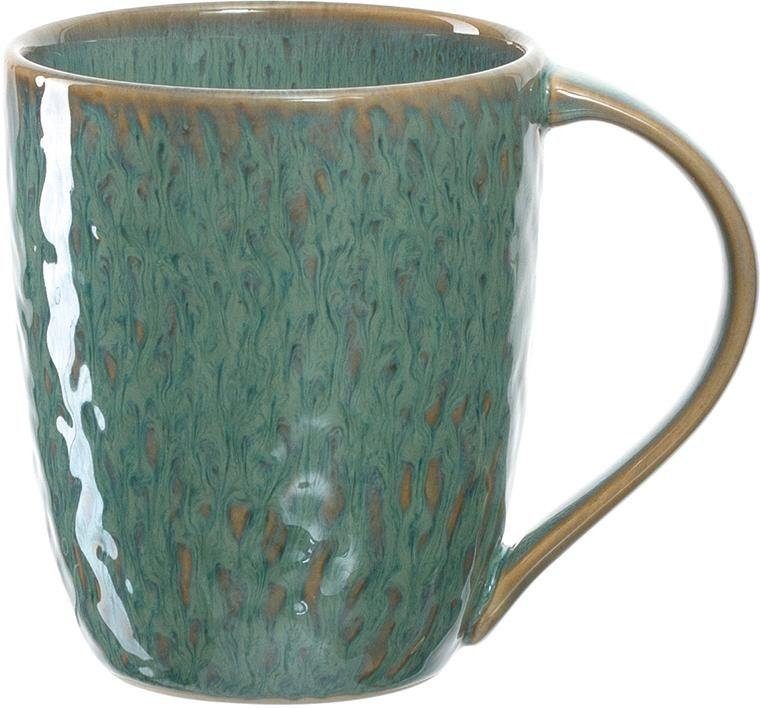 ml, 430 Matera, Keramik, Becher 6-teilig grün LEONARDO