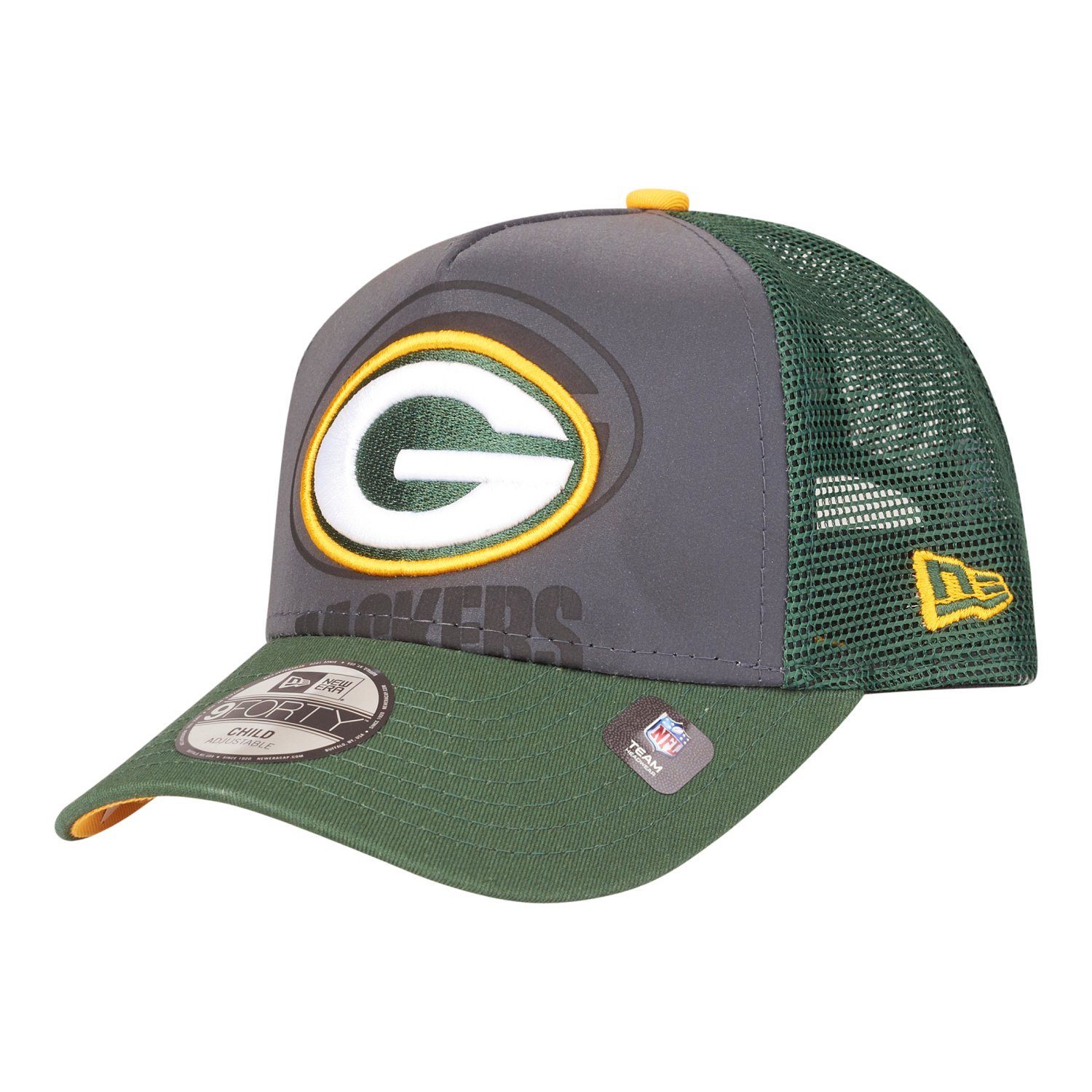 New Era AFrame Packers Green Cap Teams Trucker Baseball NFL Bay