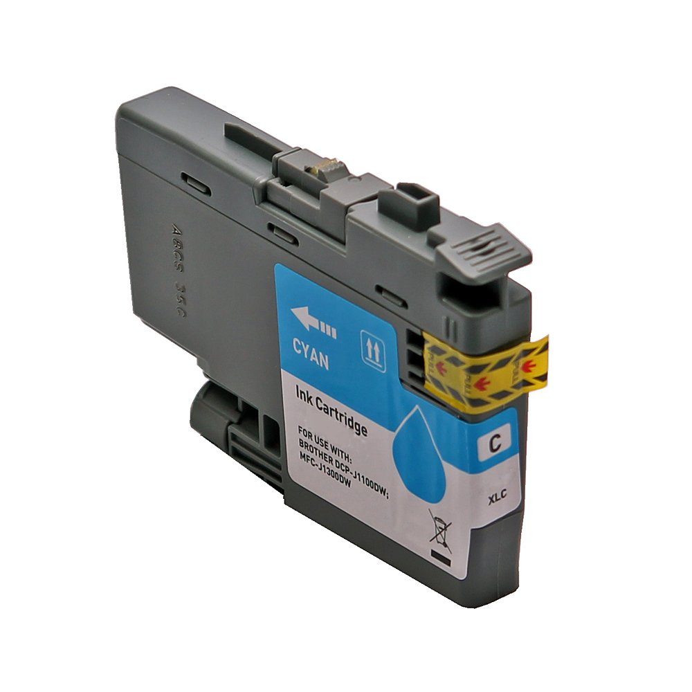 ABC Tintenpatrone (Kompatible Druckerpatrone für Brother LC-3233C LC-3233 Cyan, ABC)