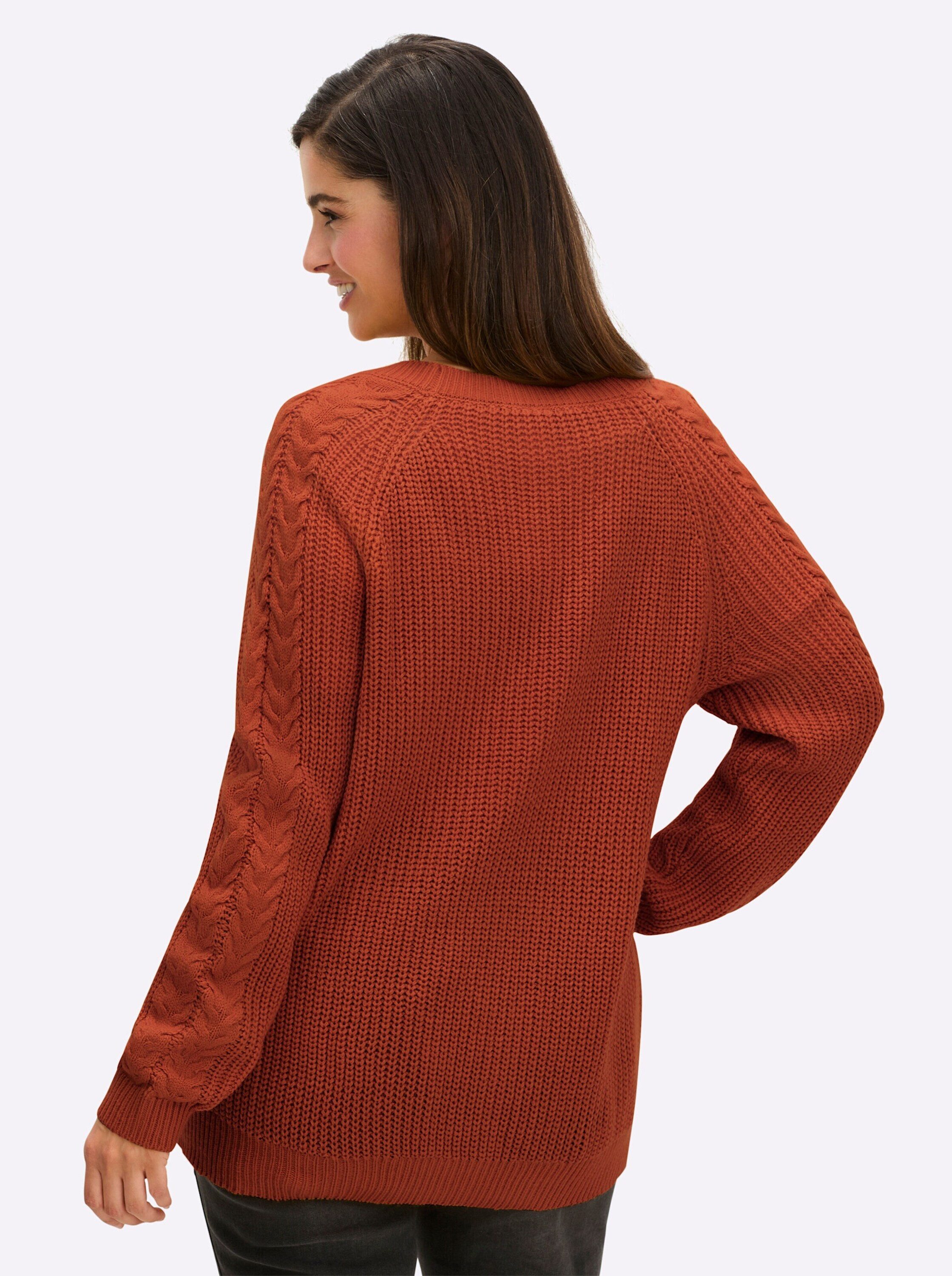 Sieh an! Strickjacke Strickjacke Langarm