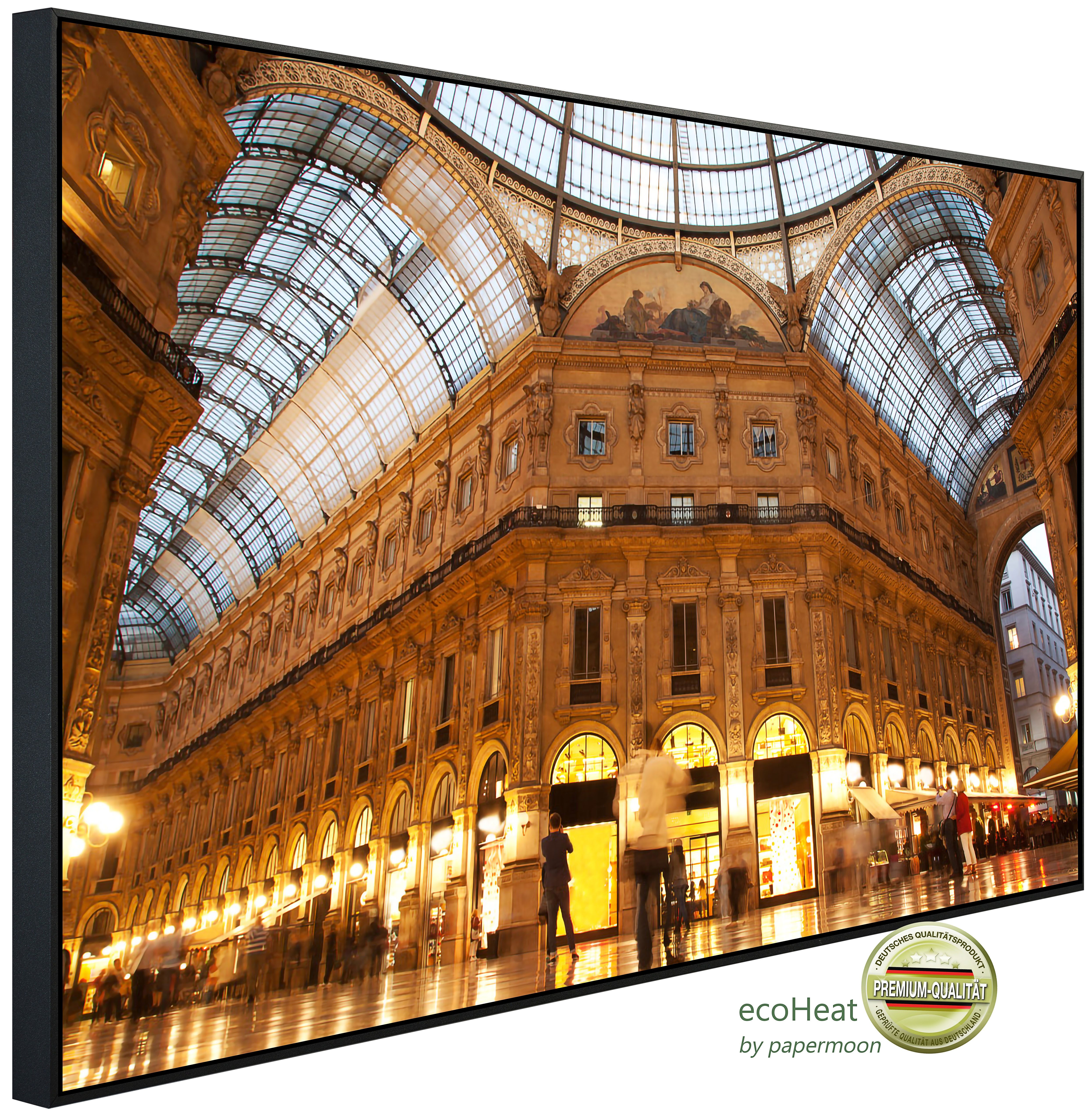 Papermoon Infrarotheizung INFRAROT-BILD-HEIZUNG, Galerie Interieur Mailand, TÜV-Rheinland/GS zertifiziert, angenehme Strahlungswärme