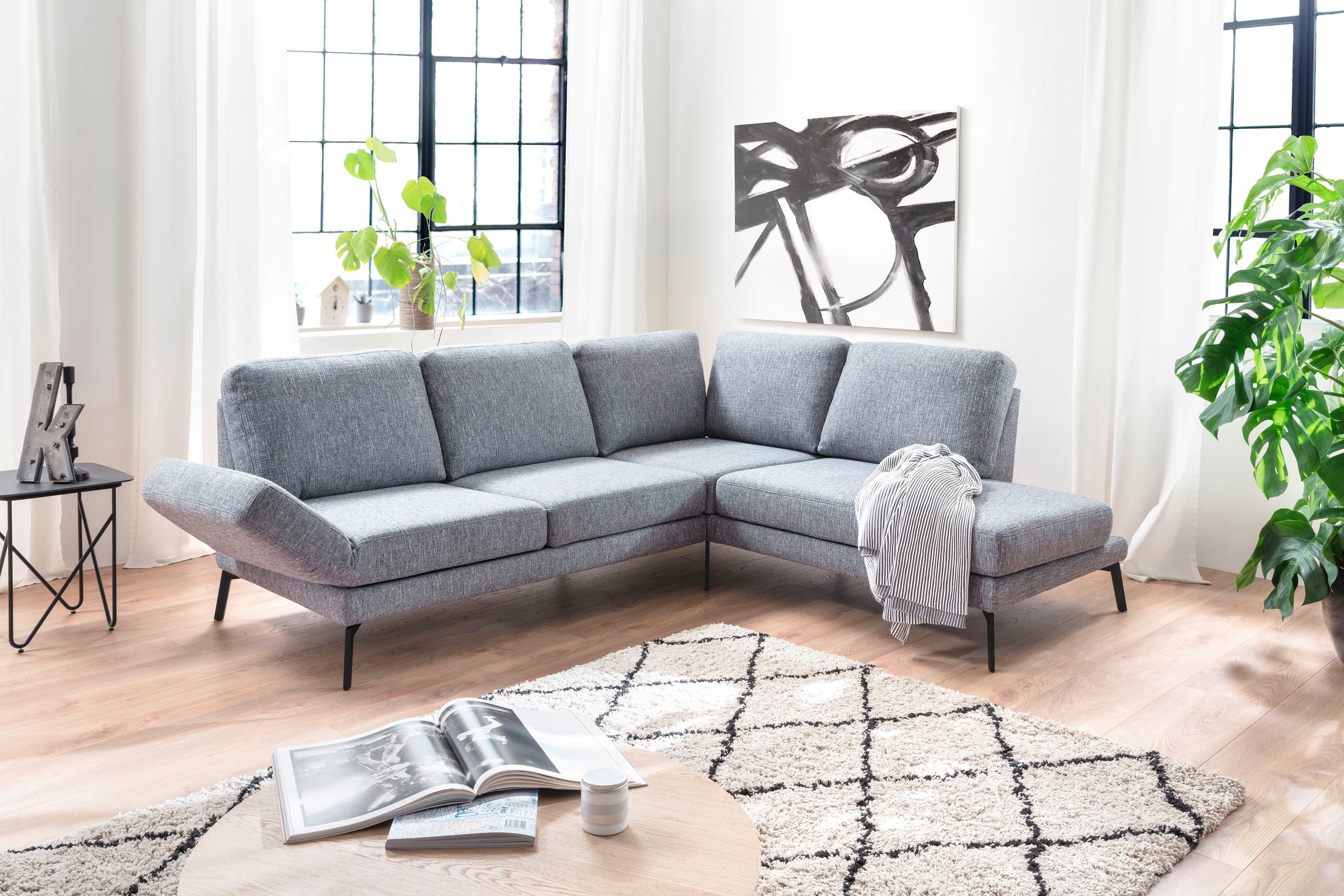 3C Candy Ecksofa Kairo Multifunktion-Sofa, bequem und viele Komfortfunktionen, L-Form, inklusive Drehsitz-, Armlehnen- und Rückenverstellung