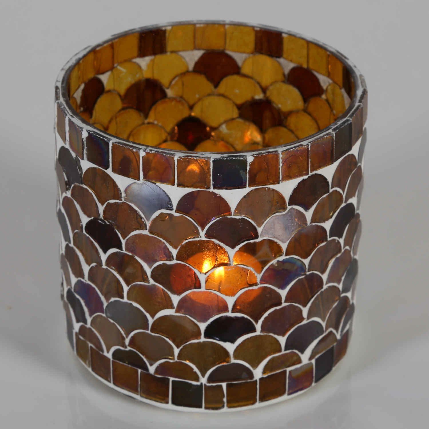 Casa Moro Windlicht Orientalisches Mosaik Windlicht Athen Gelb aus Glas handgefertigt (Boho Teelichthalter Kerzenständer Kerzenhalter, Glaswindlicht in den Größen S und M oder 2er Set bestellbar), Ostern Tisch Deko Geschenk Idee Muttertag