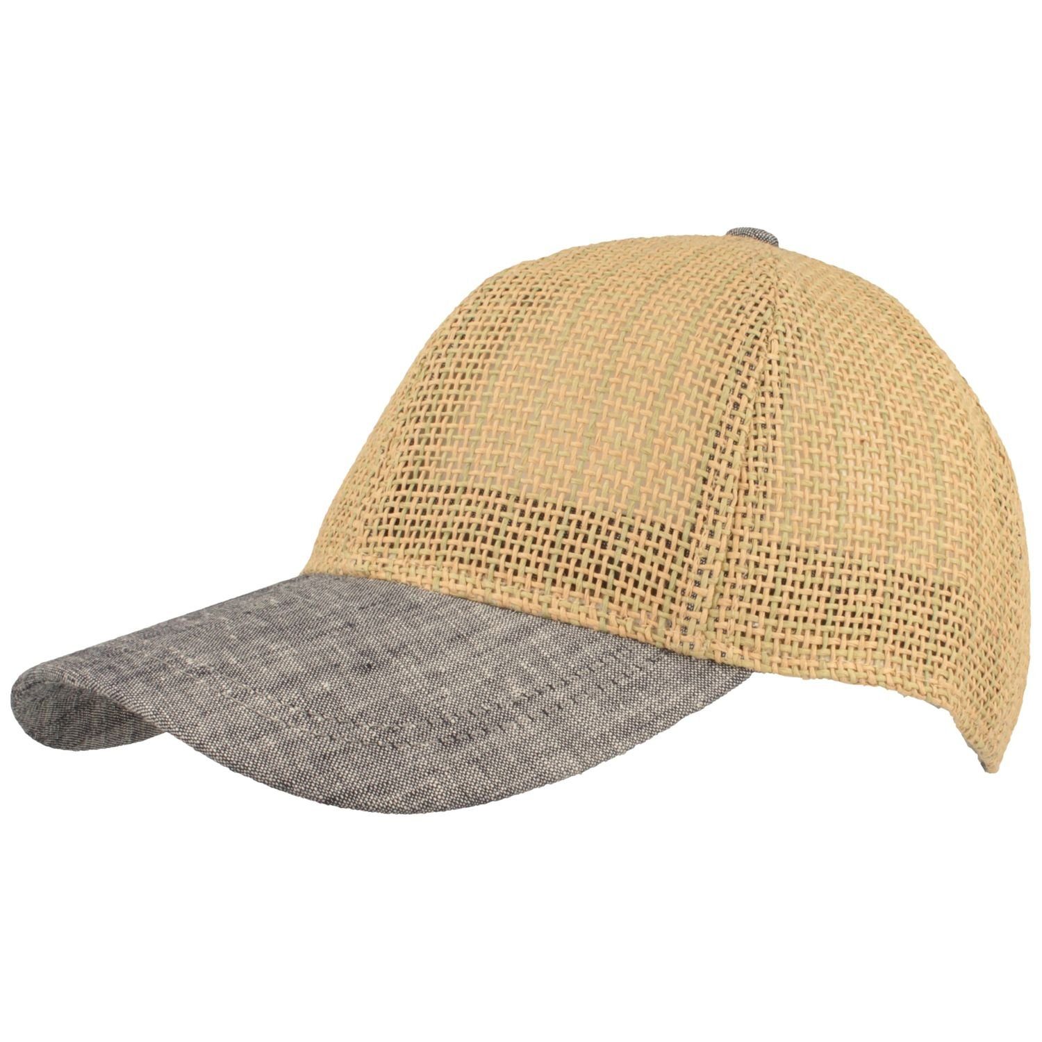 Balke Baseball Cap verstellbar aus Seegras und Leinen