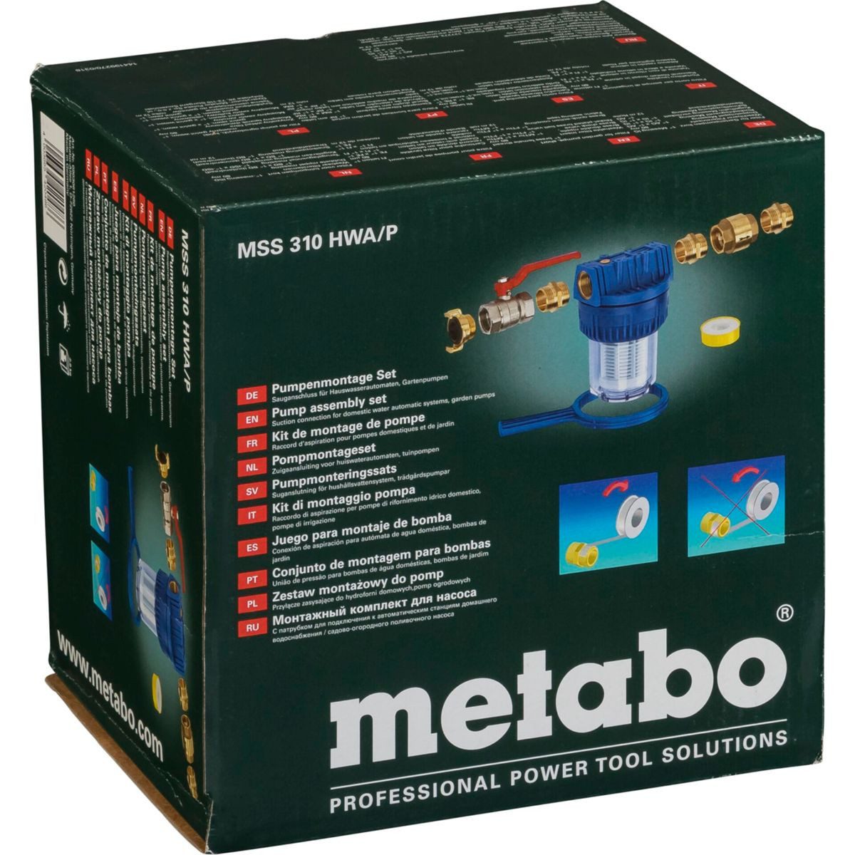 metabo Gartenpumpe Pumpenmontageset MSS 310- HWA/P M. ARMAT.
