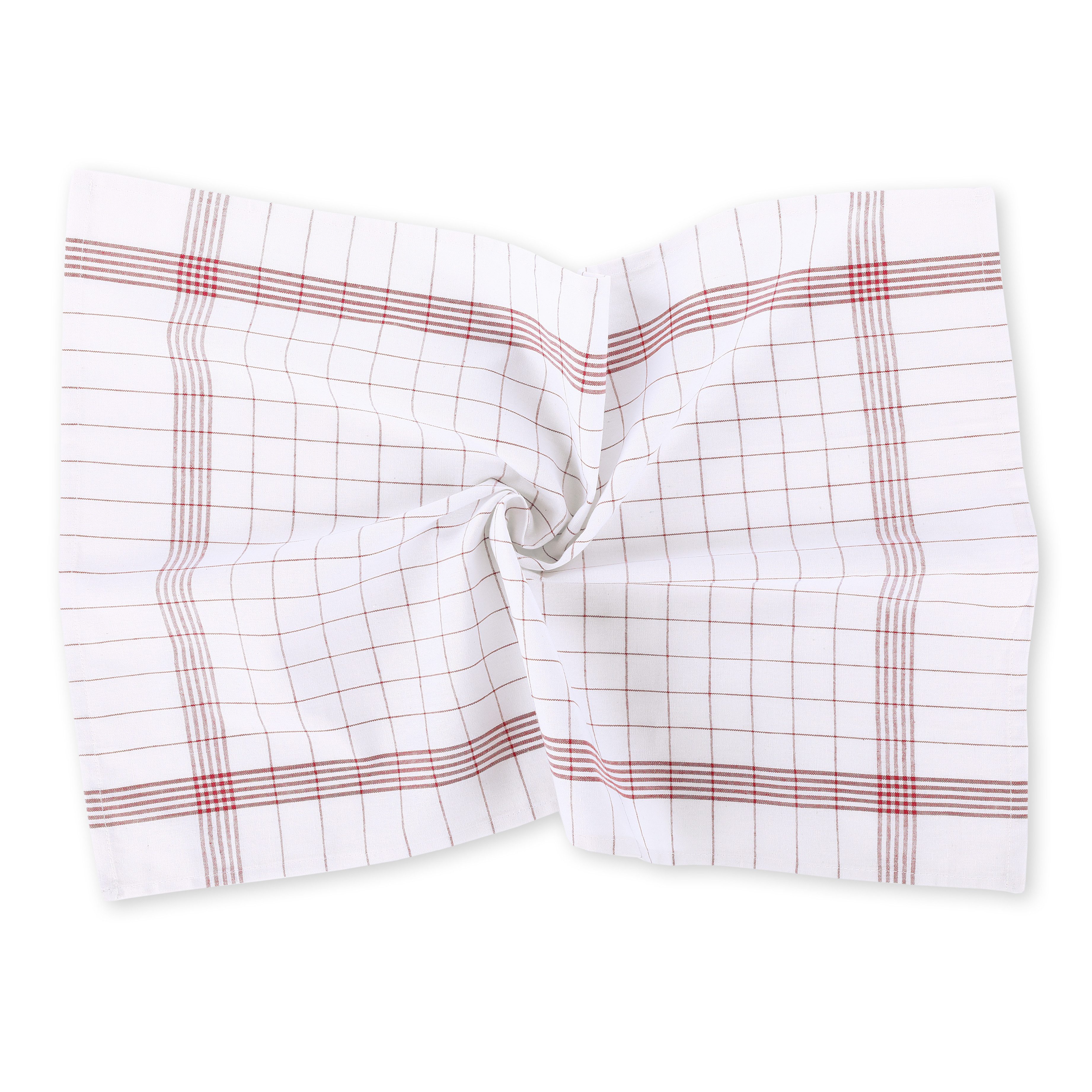 Vaily Geschirrtuch Küchentücher im klassischen Design aus 100% Baumwolle, (10er Pack), Karriert