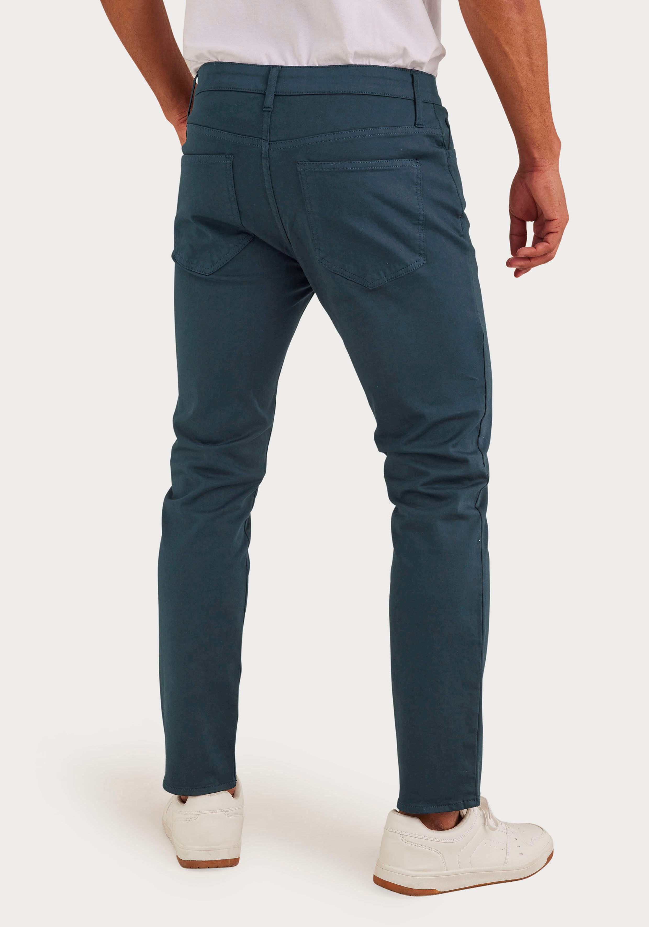 John Devin Stretch-Hose, 5-Pocket-Hose, regular-fit Chinohose aus elastischer Baumwoll-Qualität