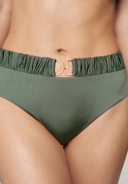 Marc&André Bikini-Hose Jade mit gerüschtem Taillenband