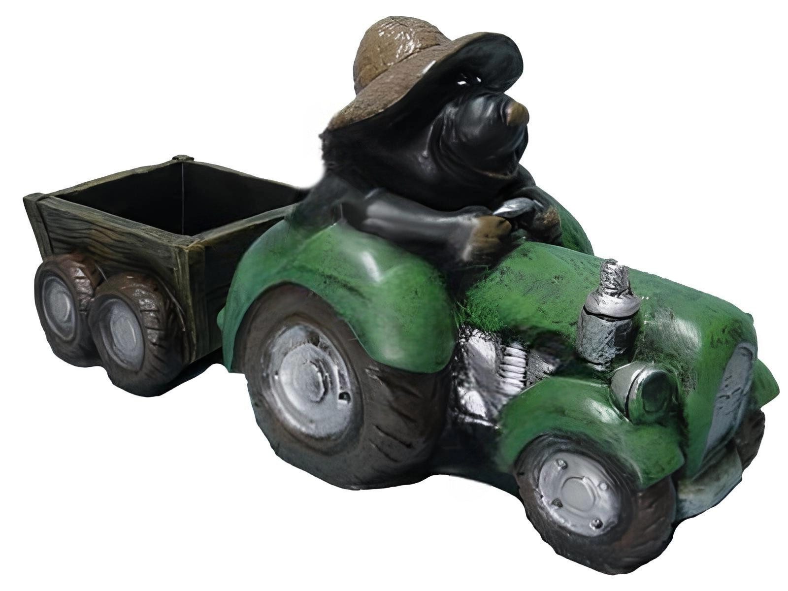 Xlmoebel Skulptur Maulwurf Figur aus wetterfestem Material für den Garten (Maulwurf Material : Kunststoff26 x 50 cm), Hergestellt in Europa