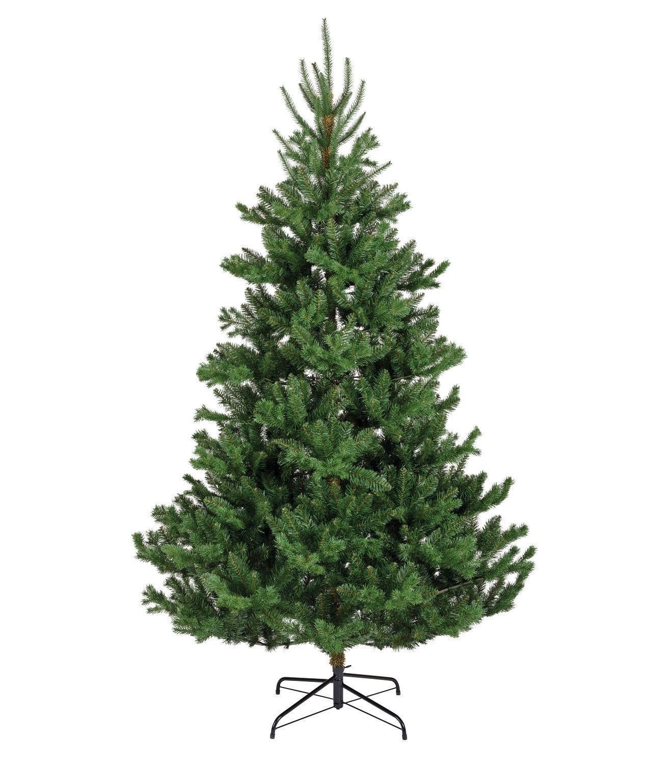 casa NOVA Künstlicher Weihnachtsbaum ALBA, Grün, Kunststoff, Echtnadel-Optik, Ø 116 x H 180 cm