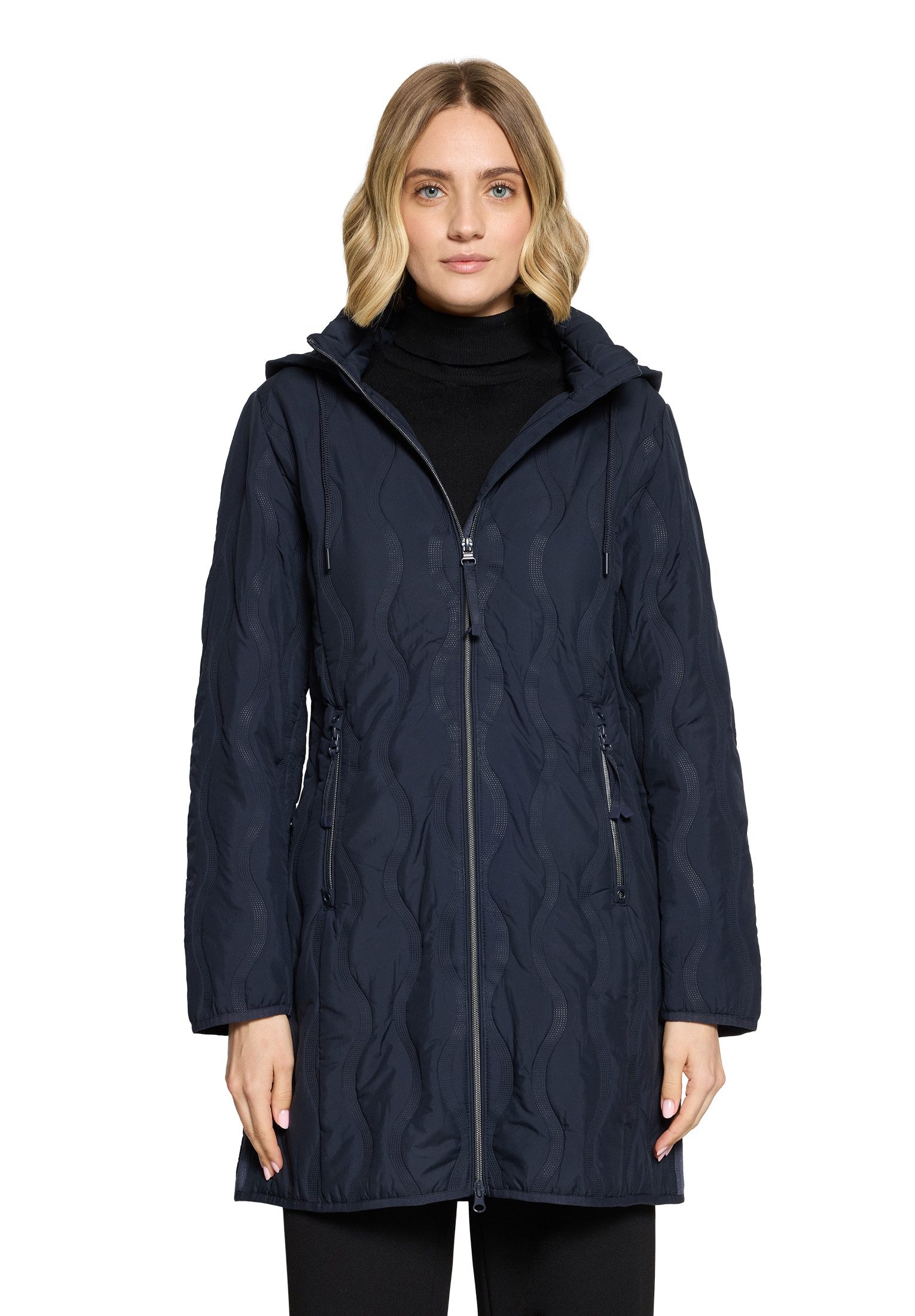Betty Barclay Steppjacke Steppmantel mit Kapuze