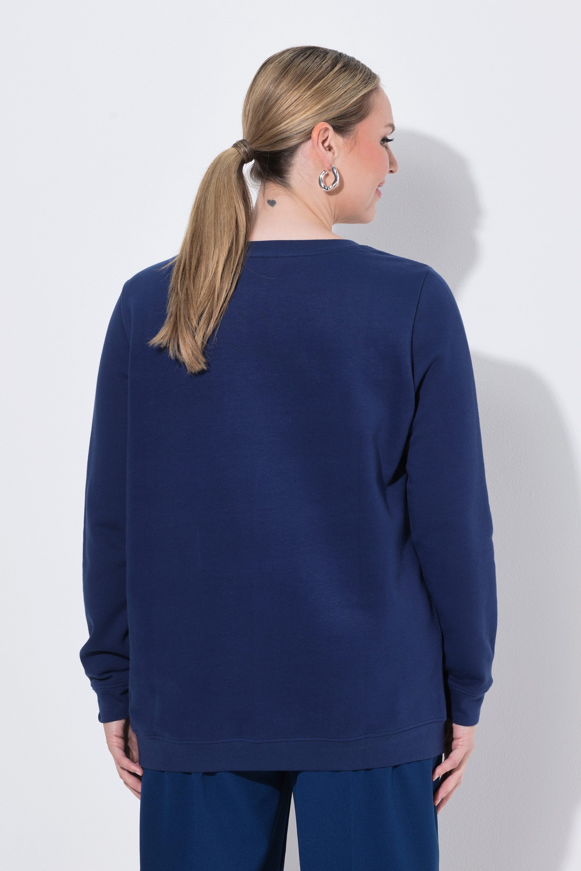 MIAMODA Sweatshirt Sweatshirt Komfort Fit Zierperlen – Bild 3 von 3
